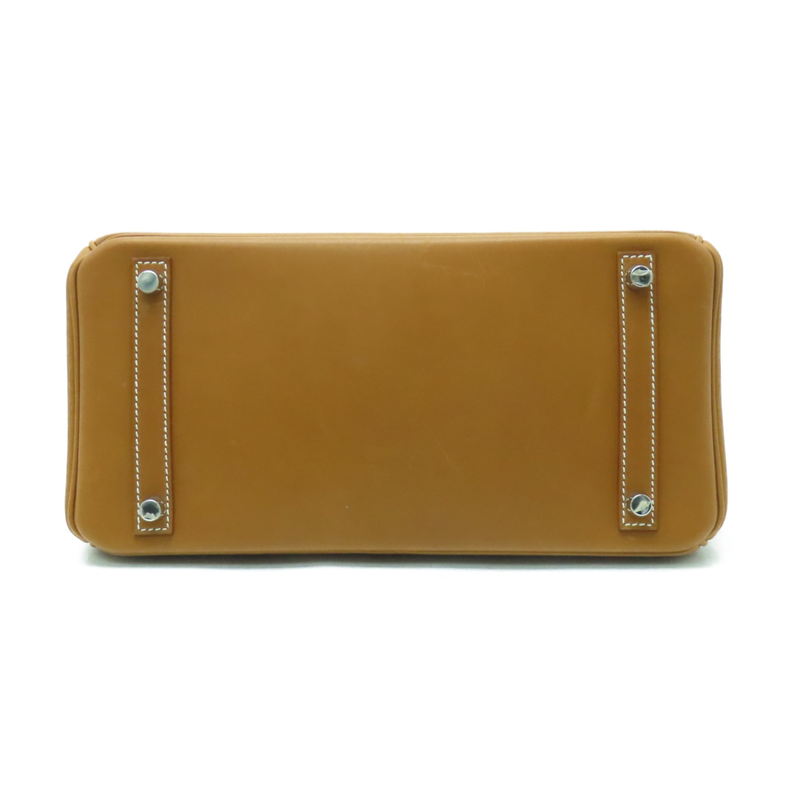 HERMES Barenia皮革Birkin 30銀扣手挽袋Gold經典駝色