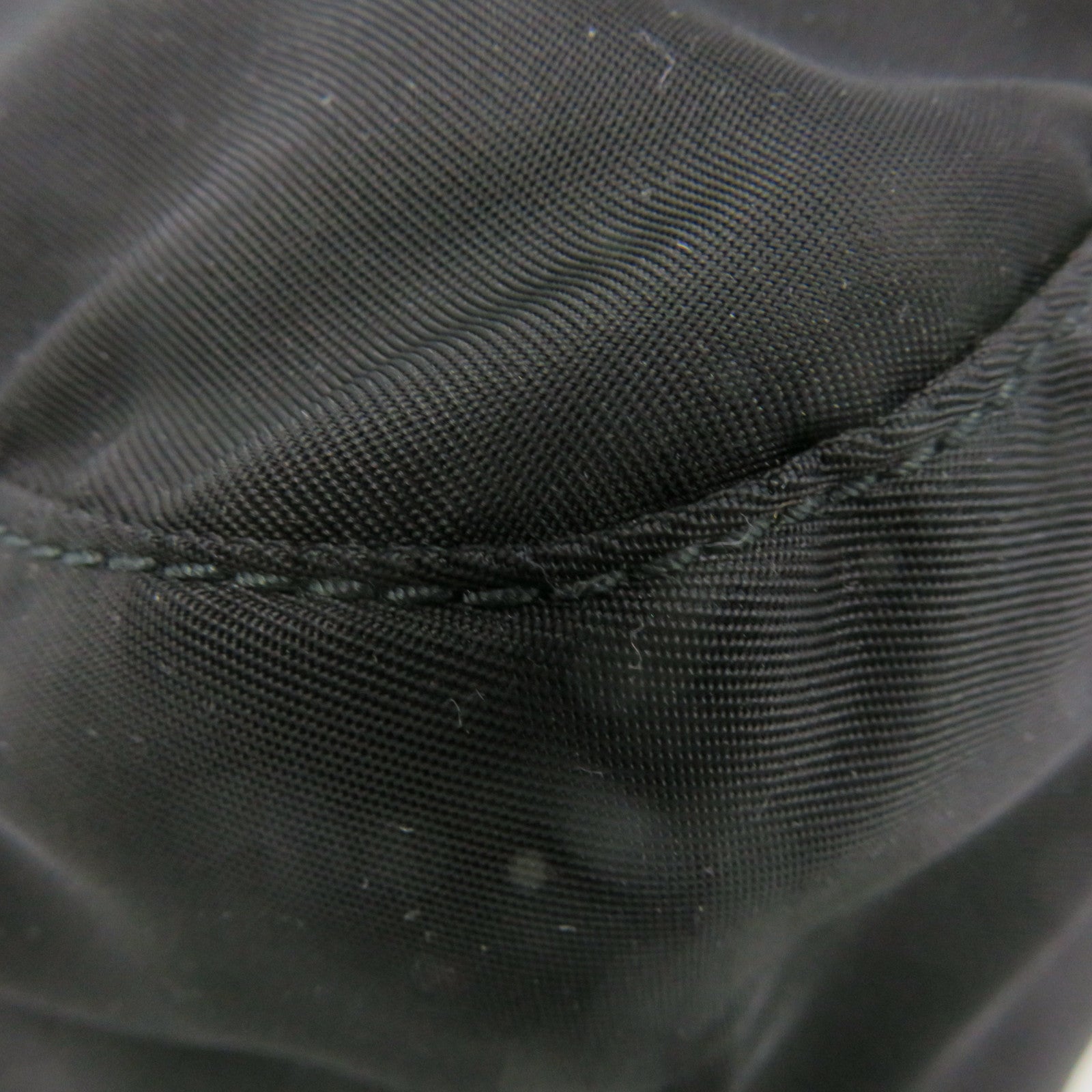 PRADA Nylon Shoulder Bag Black