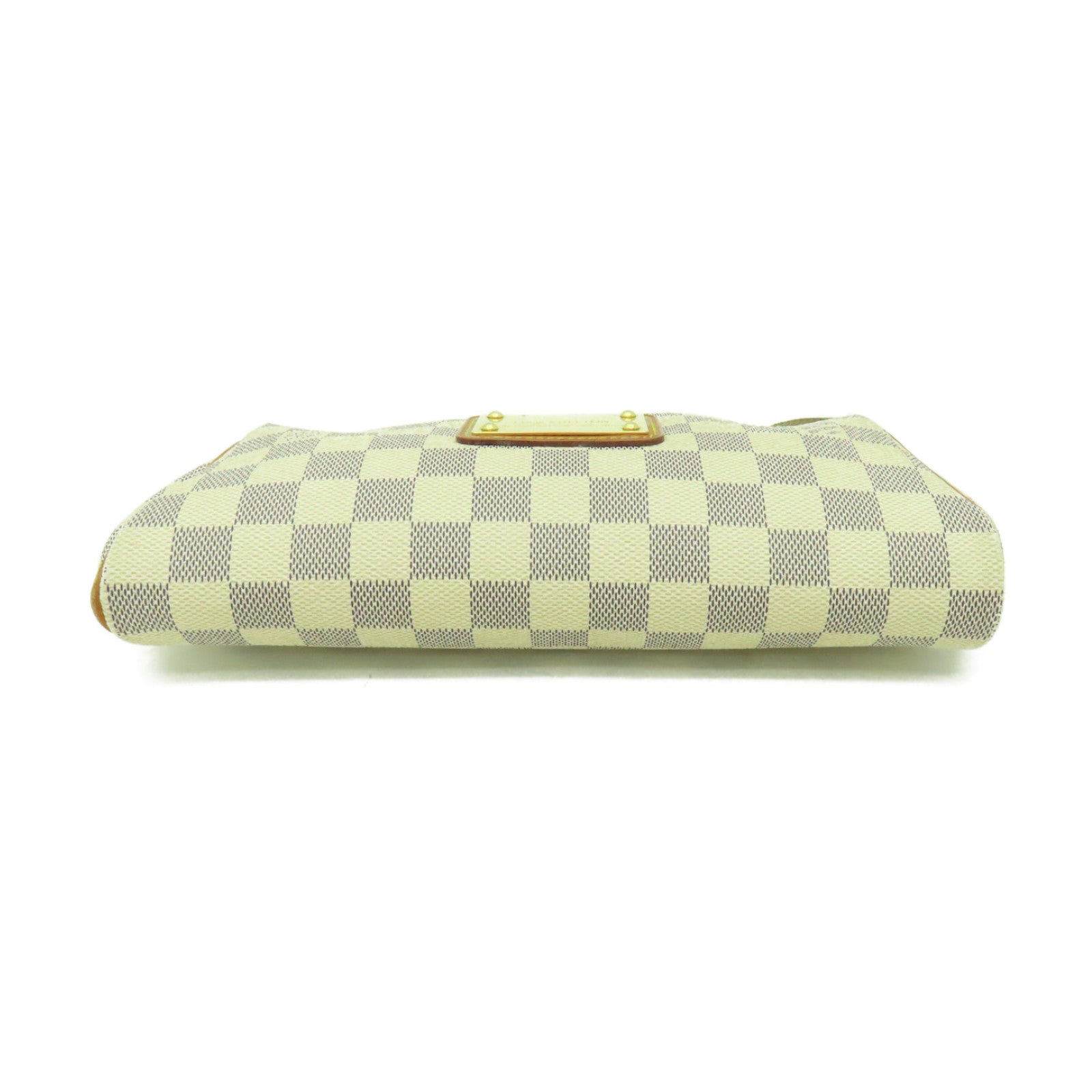 LOUIS VUITTON Damier Azur Eva金扣手挽肩背兩用袋白色