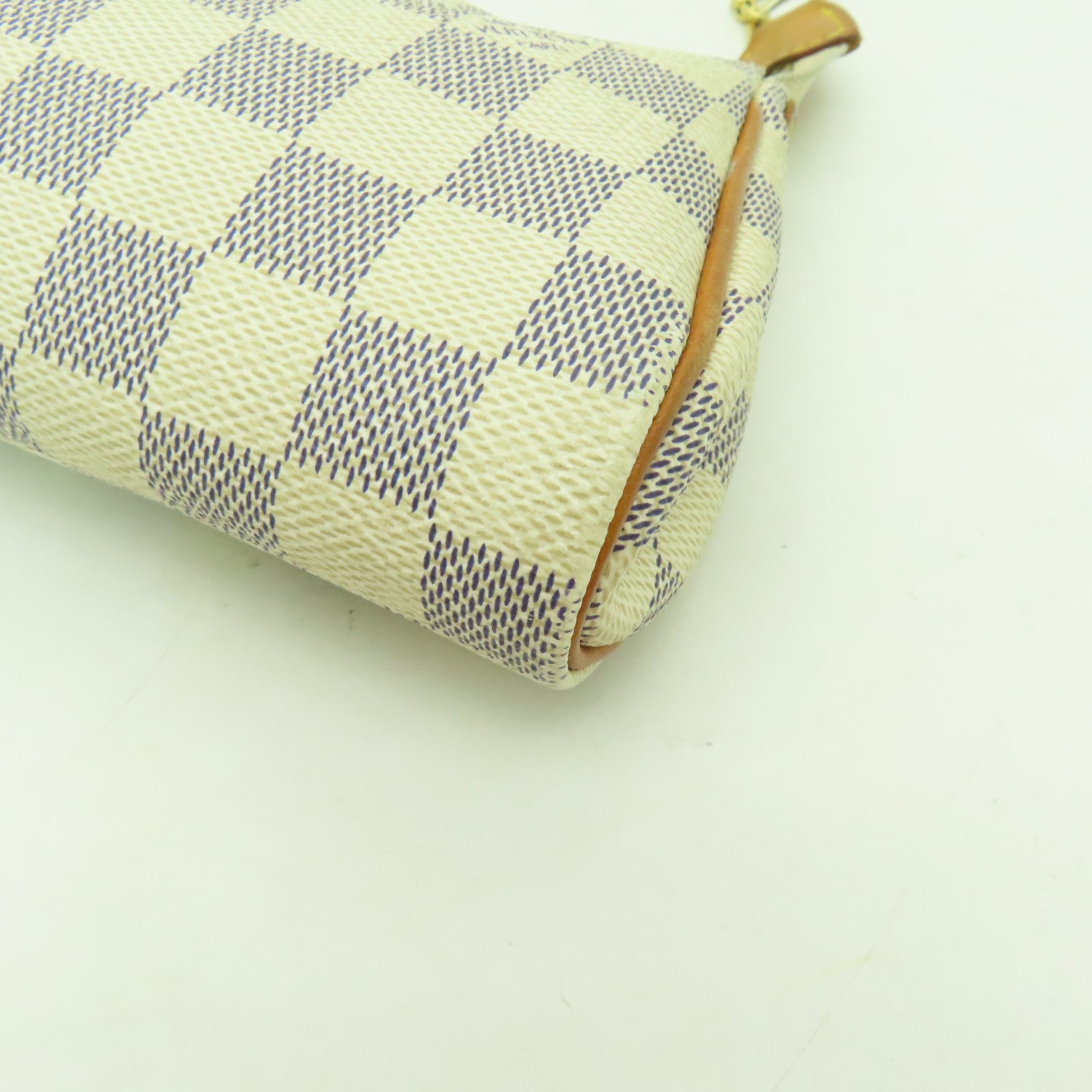 LOUIS VUITTON Damier Azur Eva金扣手挽肩背兩用袋白色
