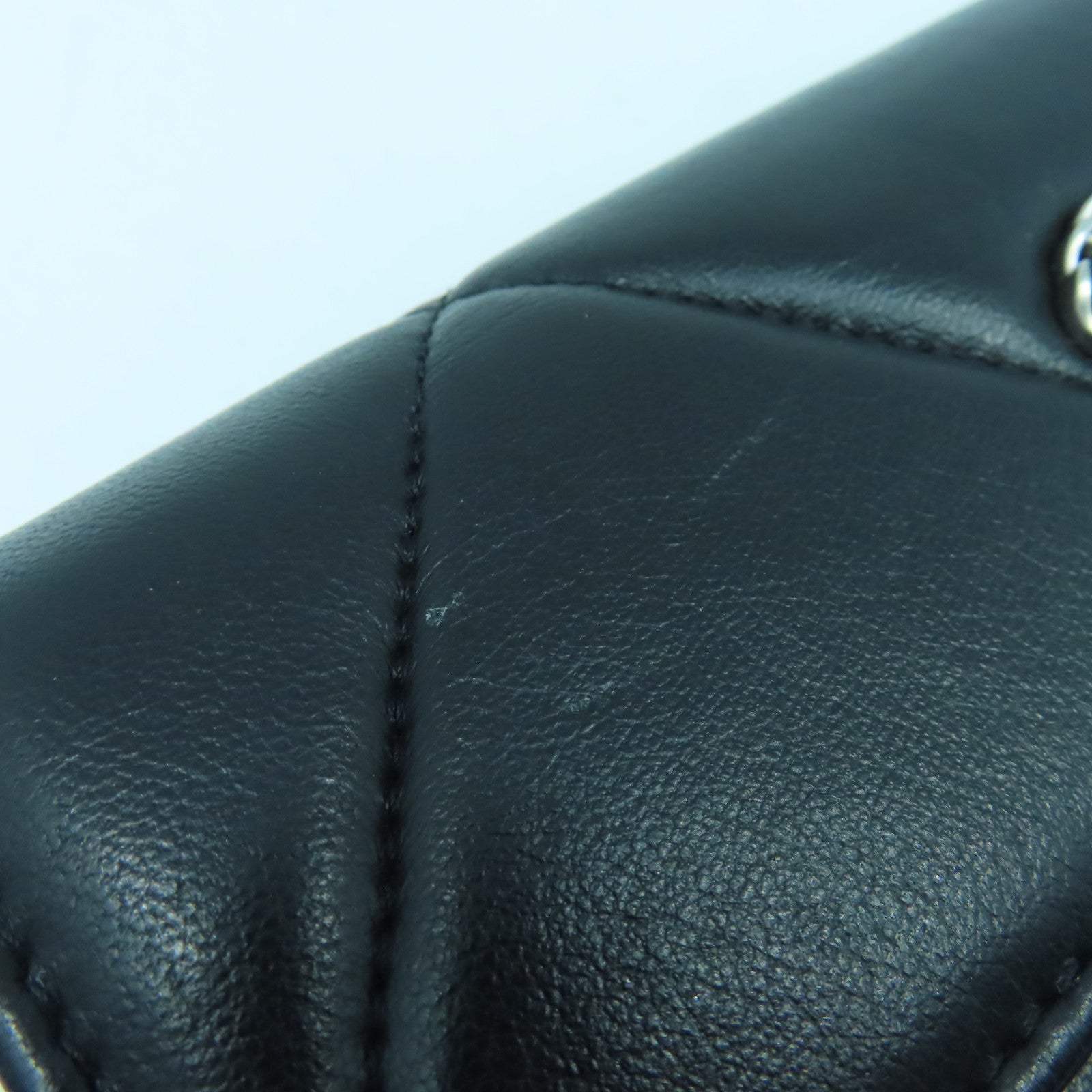 CHANEL 菱格牛皮皮革C19 Long Wallet銀扣長錢包黑色