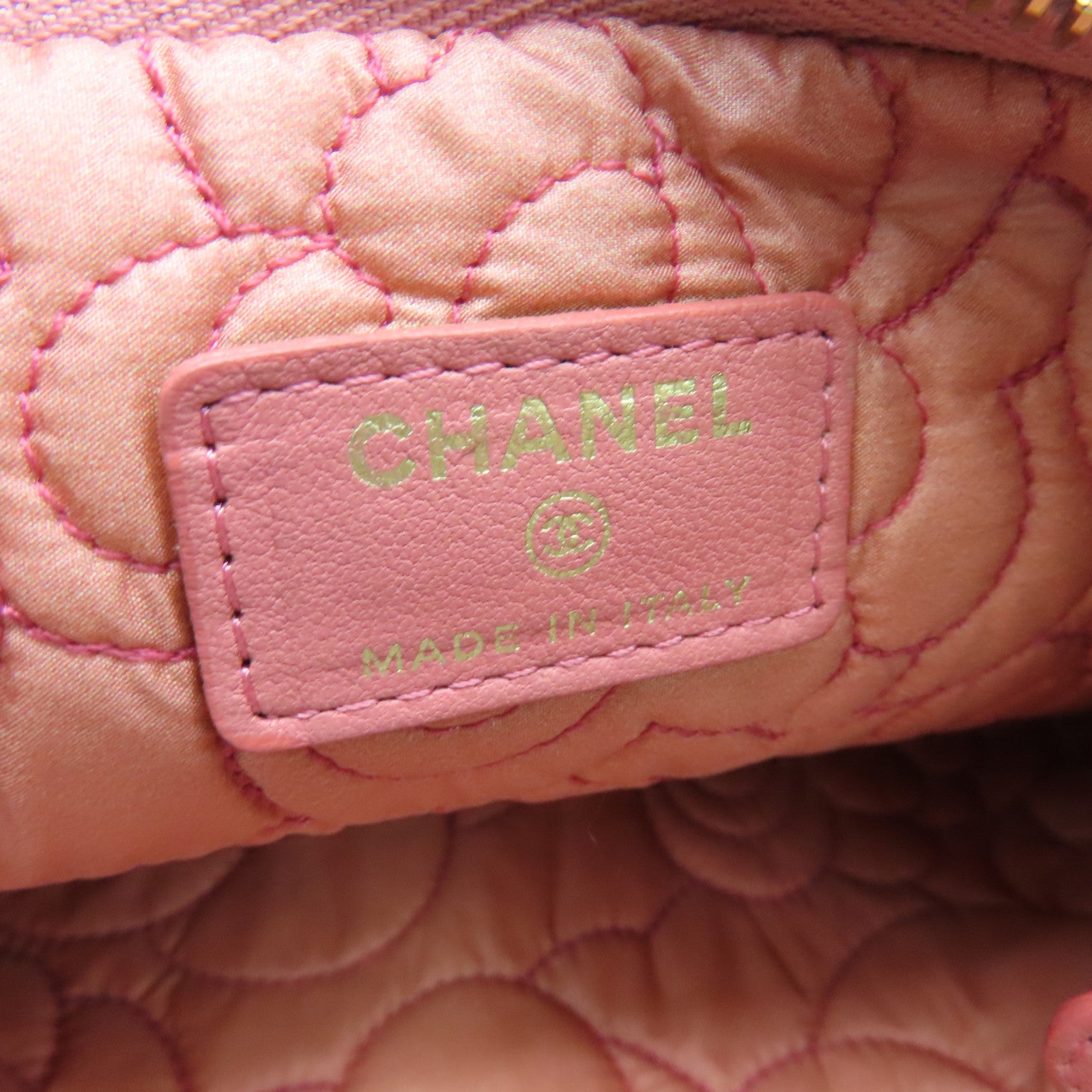 CHANEL sheepskin leather Chain Shoulder Bag gold buckle chain shoulder bag pink