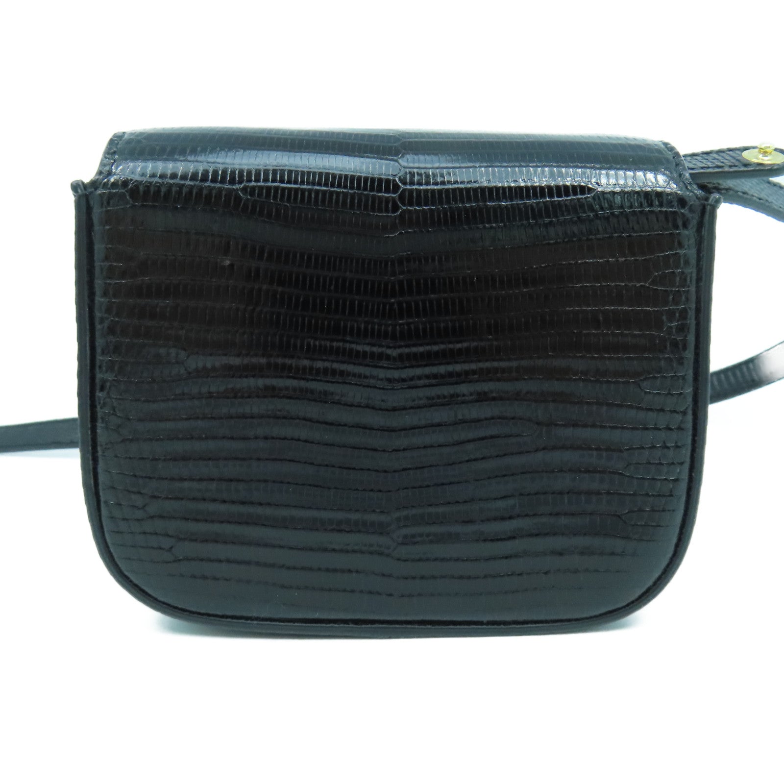 CELINE 牛皮皮革Shoulder Bag金扣肩背袋黑色