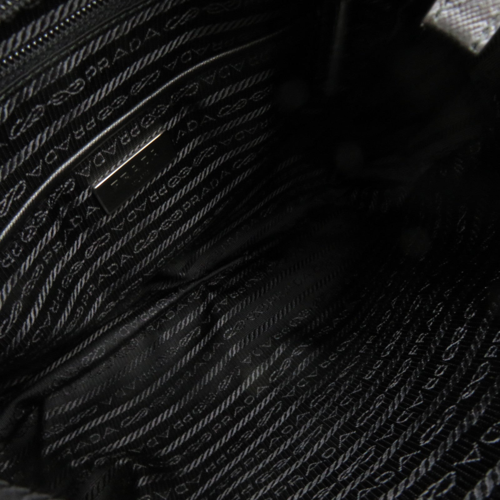 PRADA Nylon Shoulder Bag Black