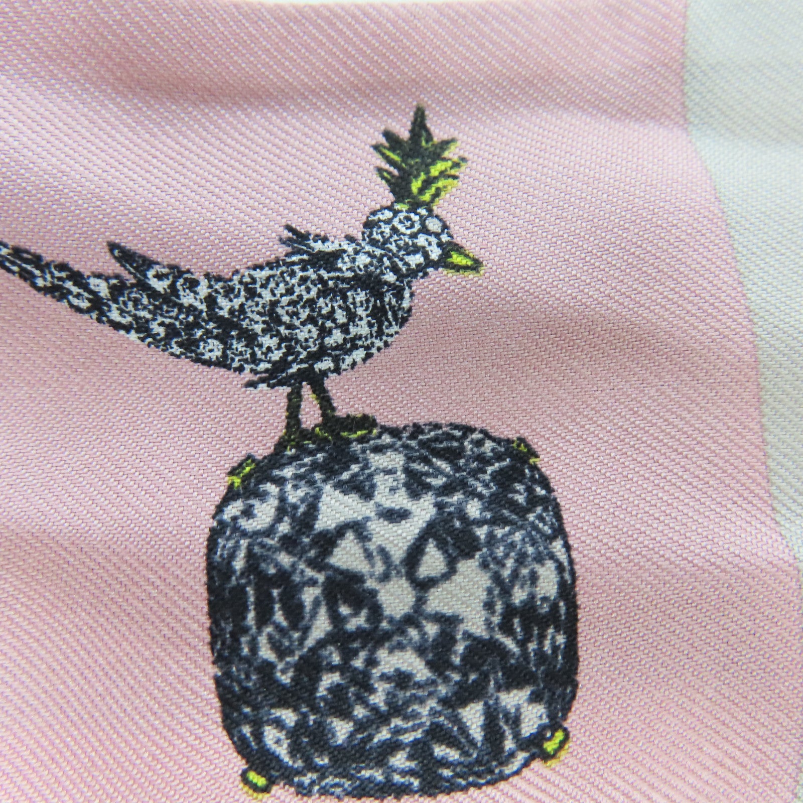 TIFFANY&amp;CO Silk Scarf Pink/Blue