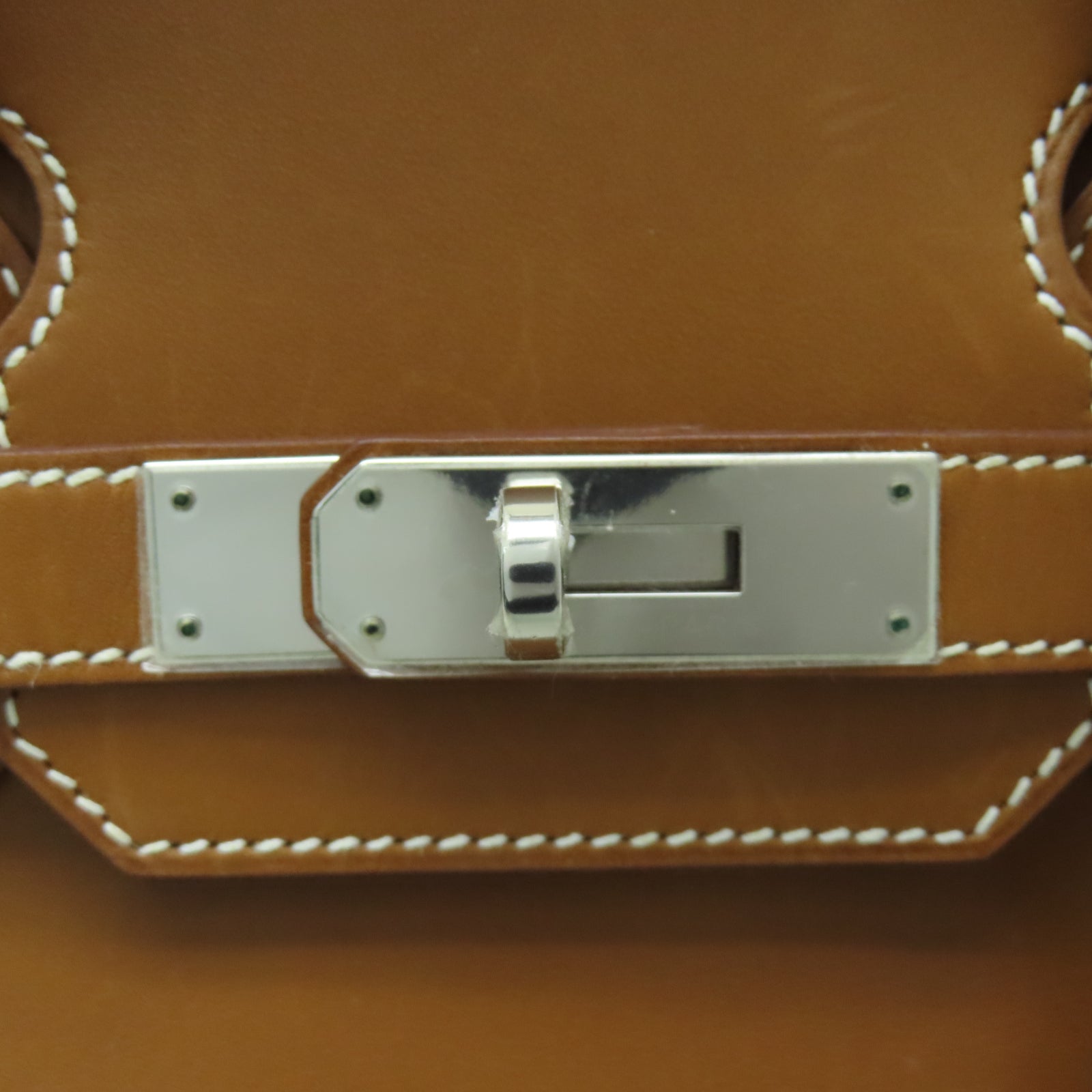 HERMES Barenia皮革Birkin 30銀扣手挽袋Gold經典駝色