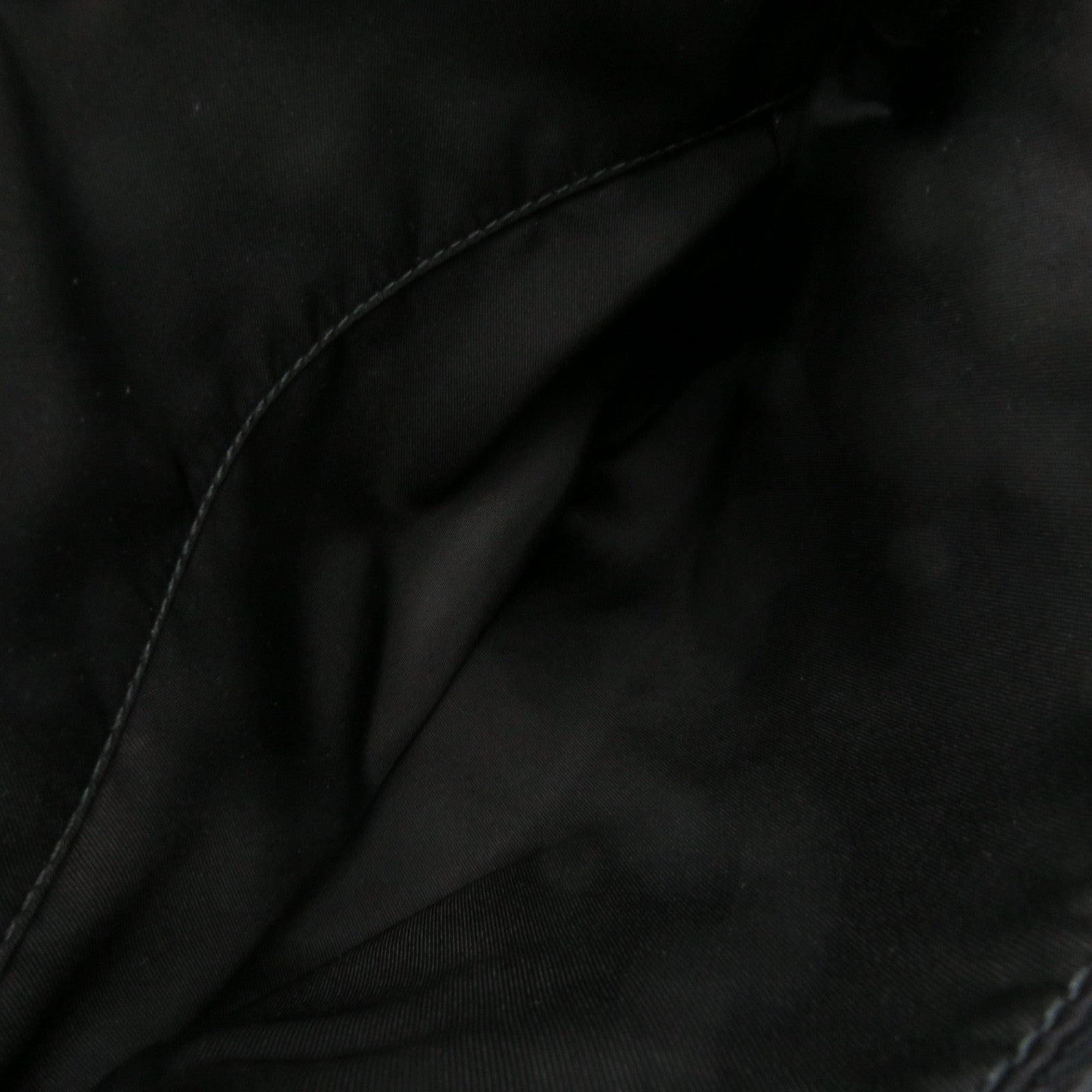 PRADA Nylon Shoulder Bag Black