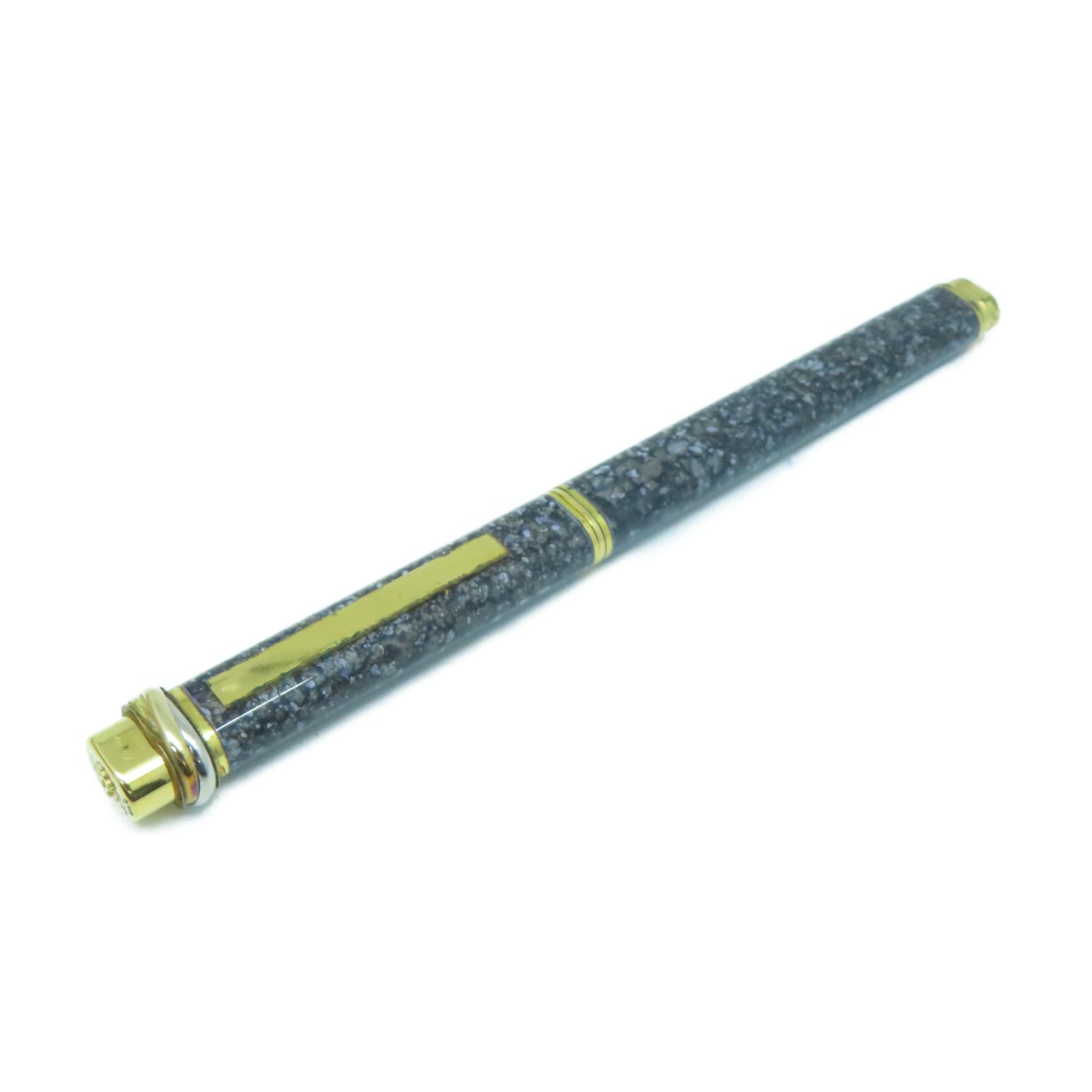 CARTIER 金屬Pen藍色墨水原子筆黑色/金色