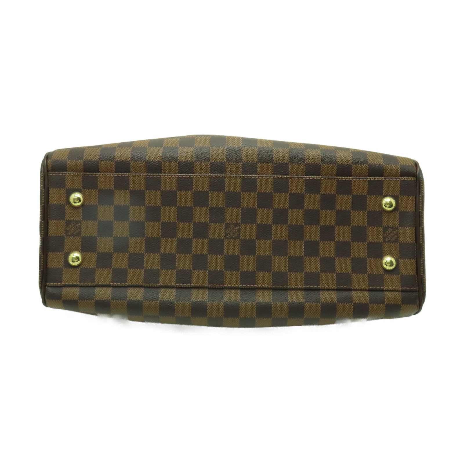 LOUIS VUITTON Damier Tivoli GM金扣手挽肩背兩用袋啡色