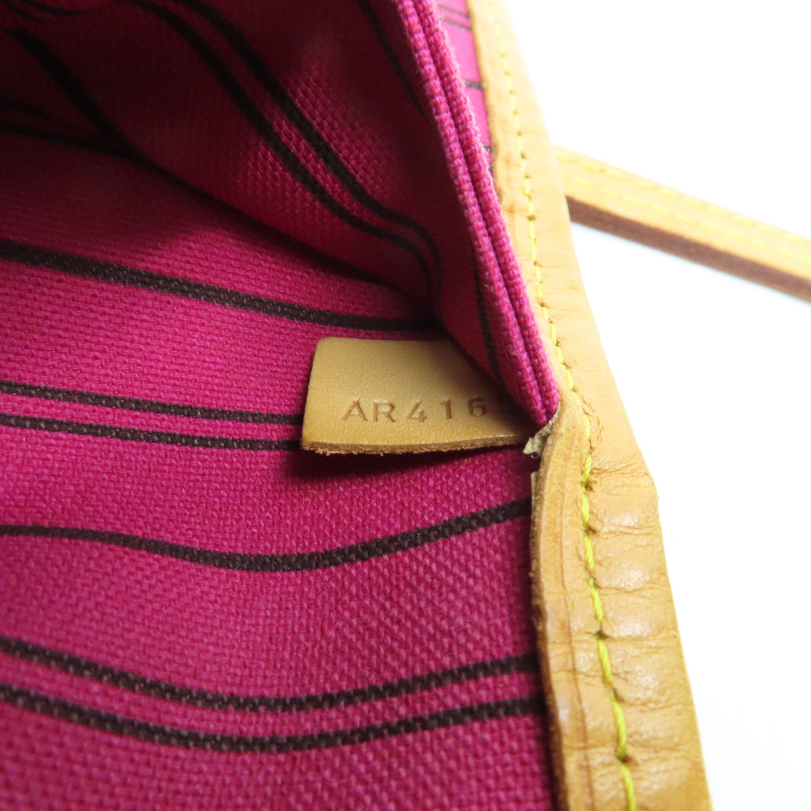 LOUIS VUITTON Monogram NeveFull MM金扣肩背袋棕色