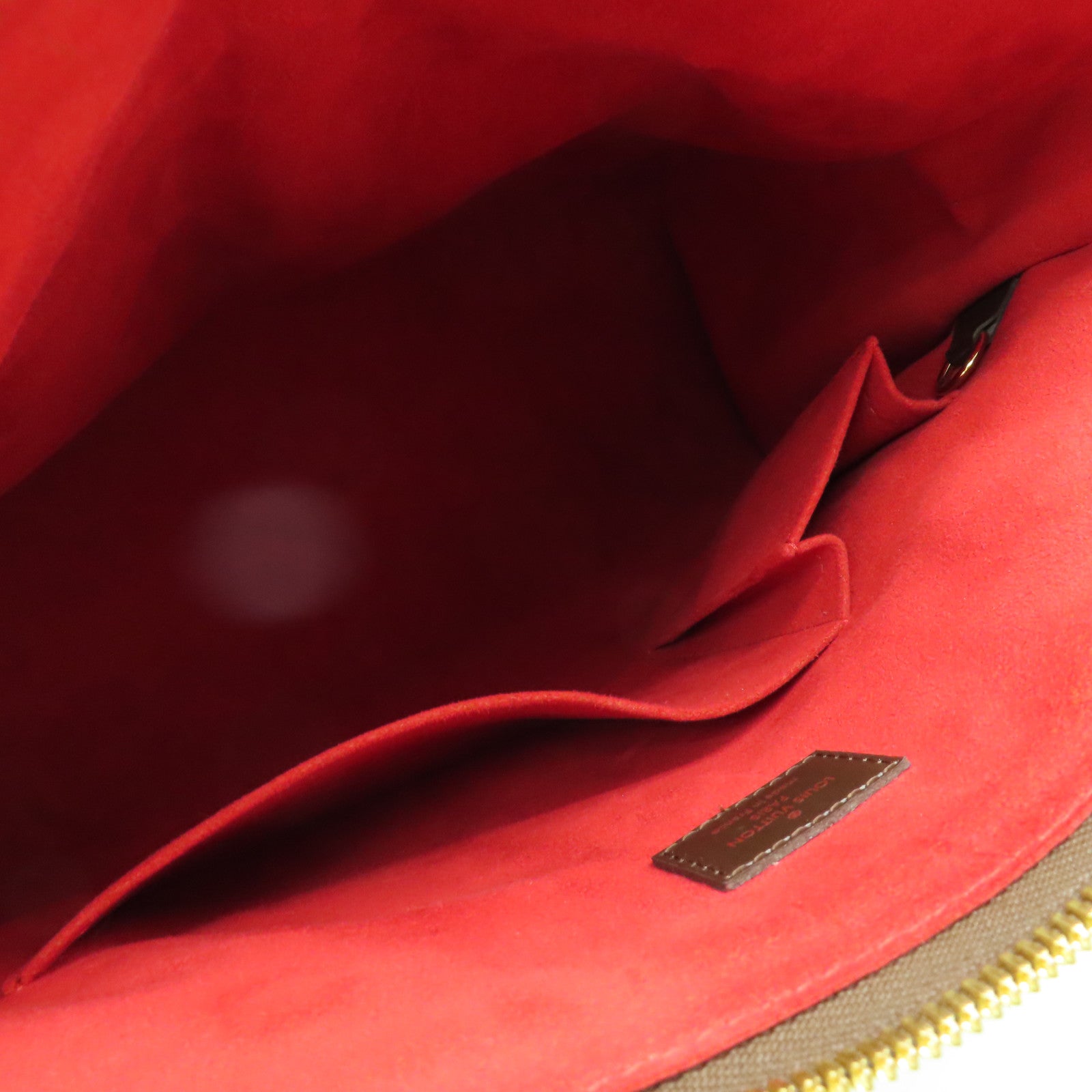 LOUIS VUITTON Damier Tivoli GM金扣手挽肩背兩用袋啡色