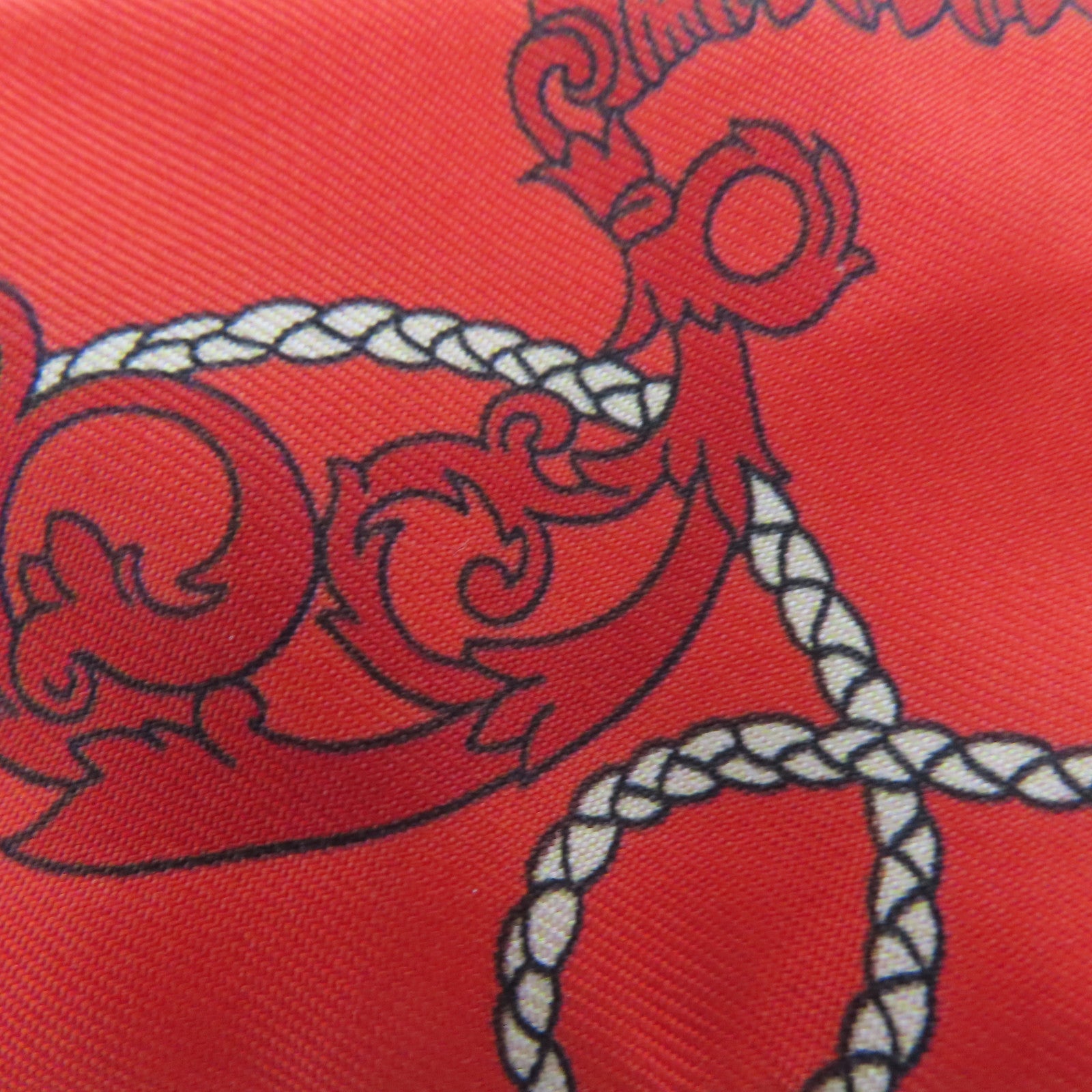HERMES 絲質Twilly Scarf絲巾紅色