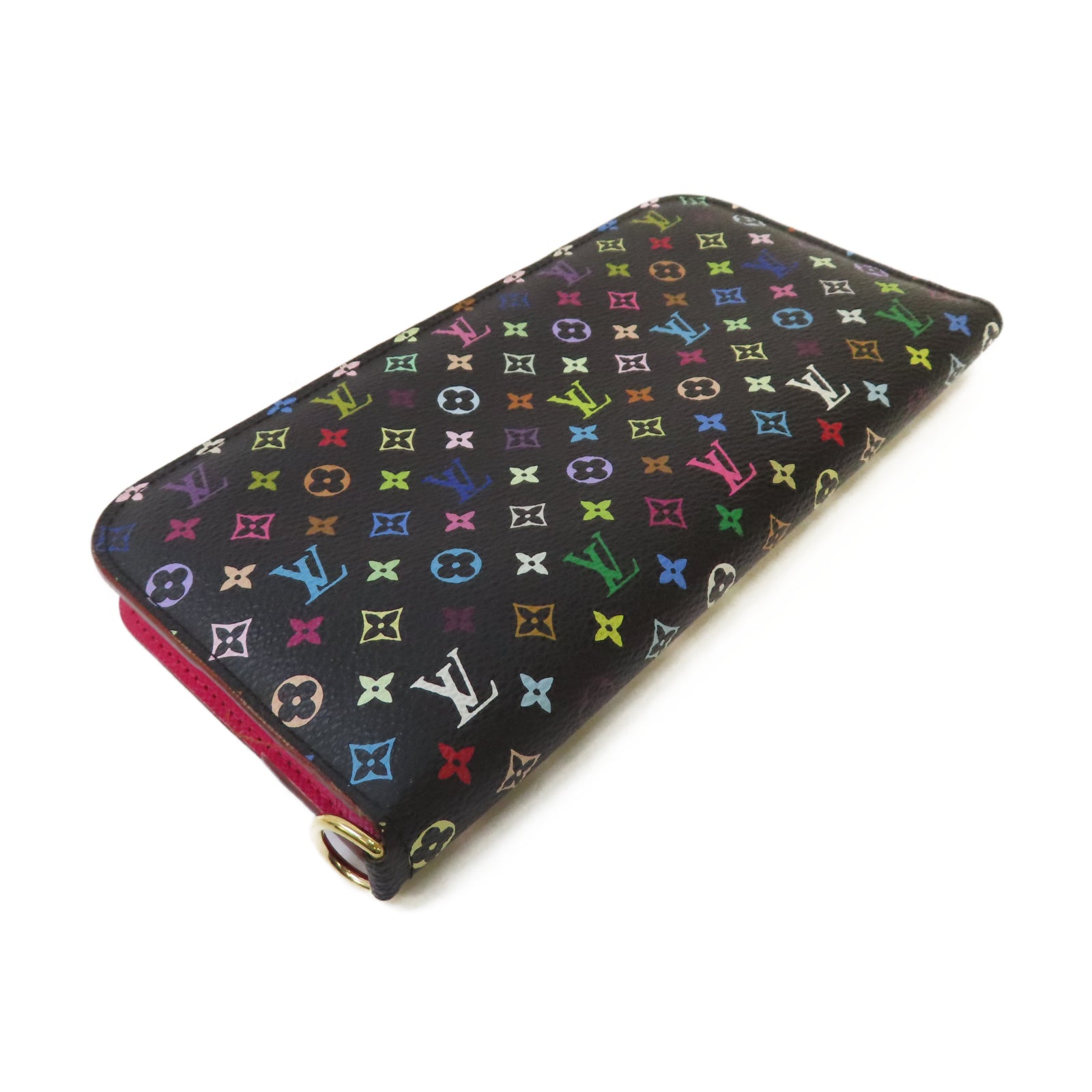 LOUIS VUITTON Monogram Multicolore Portefeuille Insolite Long Wallet金扣長錢包黑色/彩色