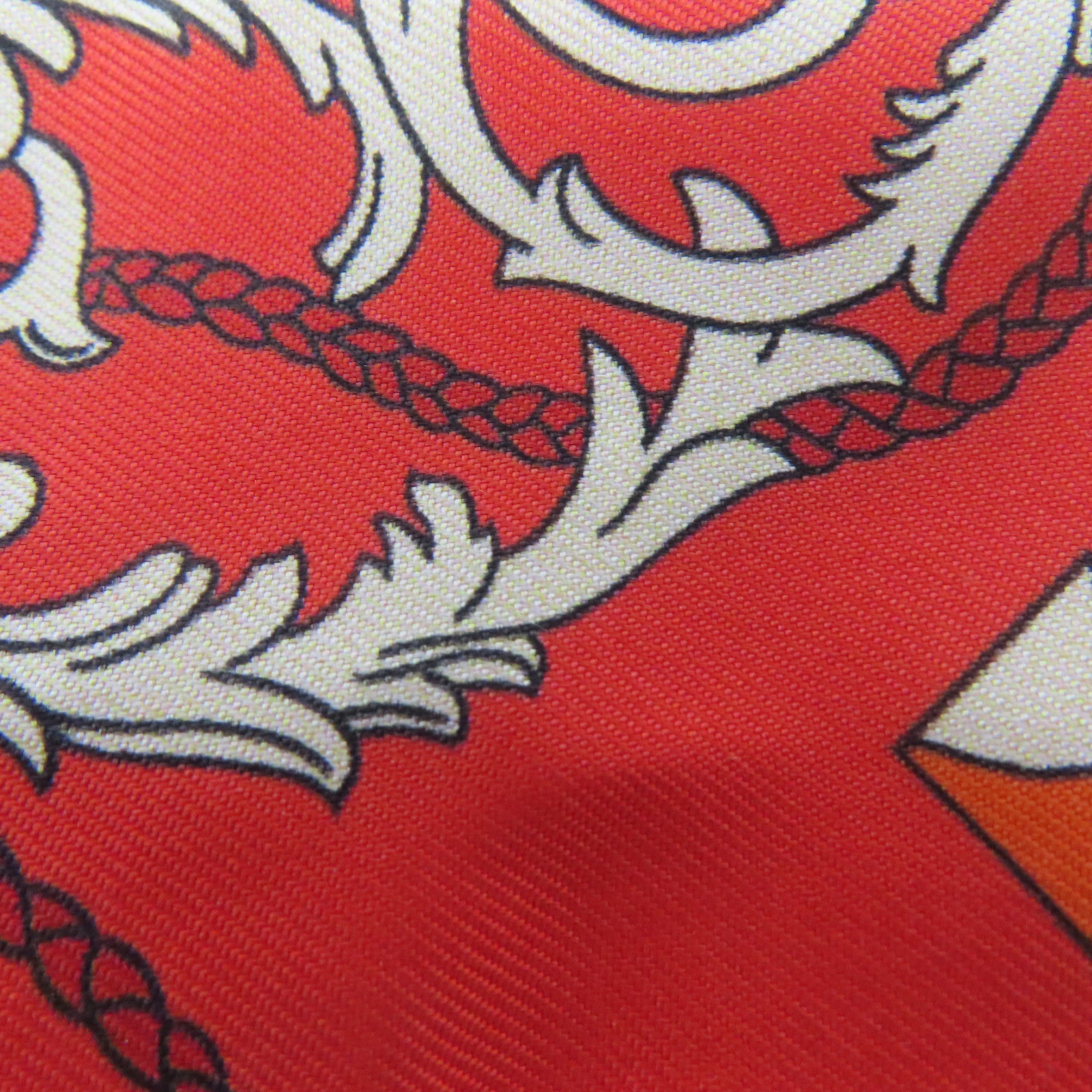 HERMES 絲質Twilly Scarf絲巾紅色