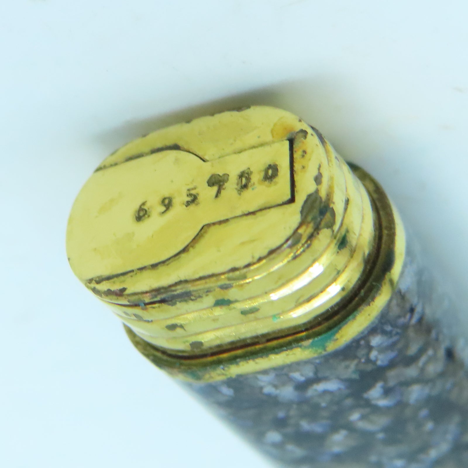 CARTIER 金屬Pen藍色墨水原子筆黑色/金色
