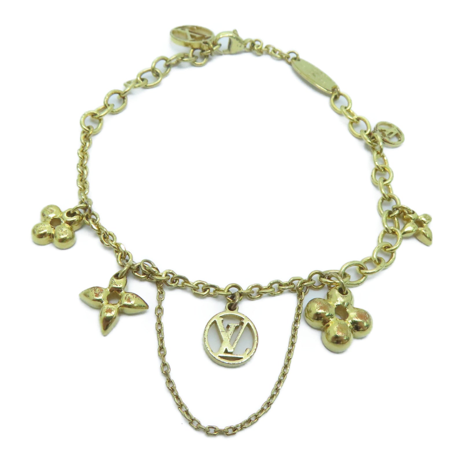 LOUIS VUITTON 【激減優惠】金屬Bracelet手鏈金色