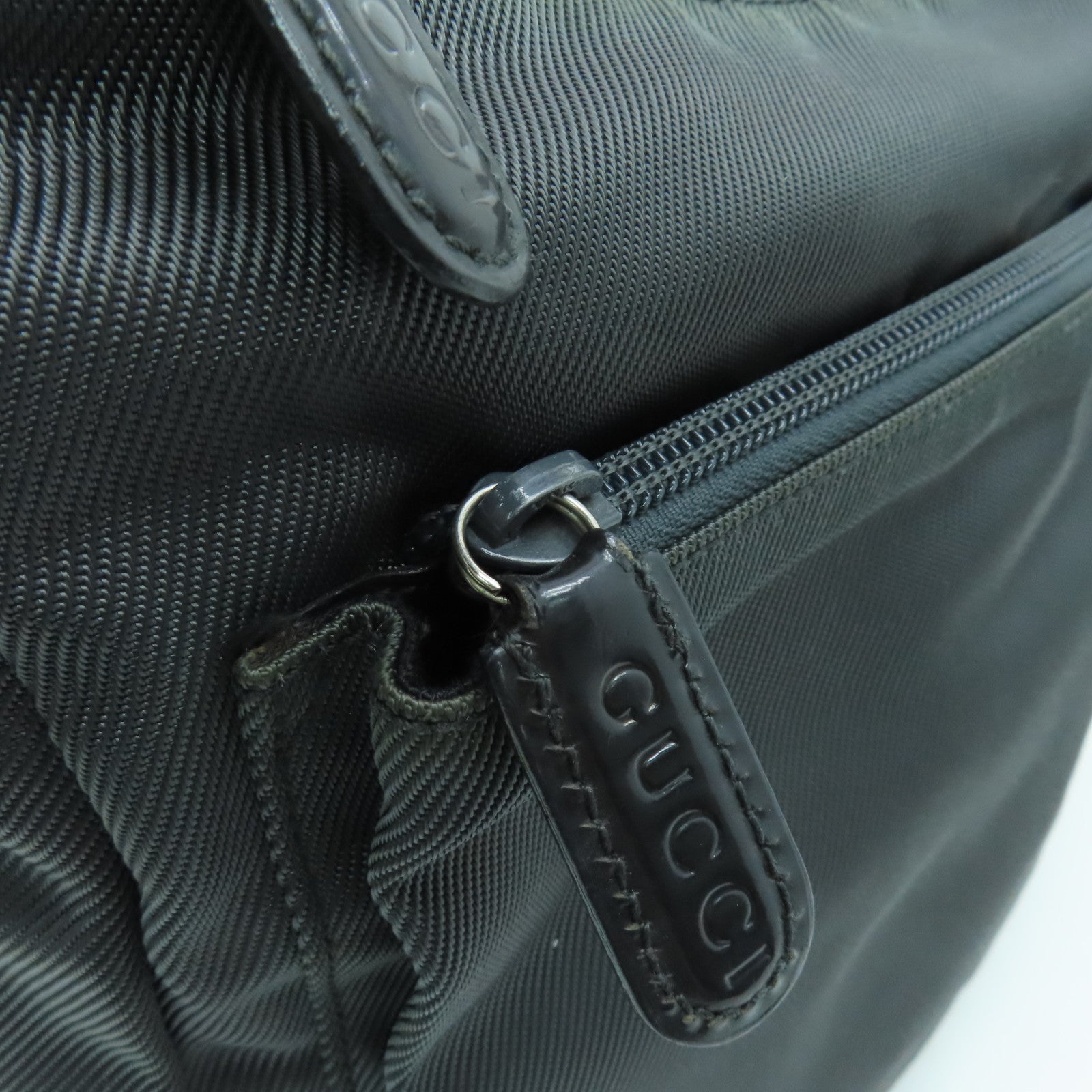GUCCI 尼龙Shoulder Bag银扣手挽肩背两用袋
