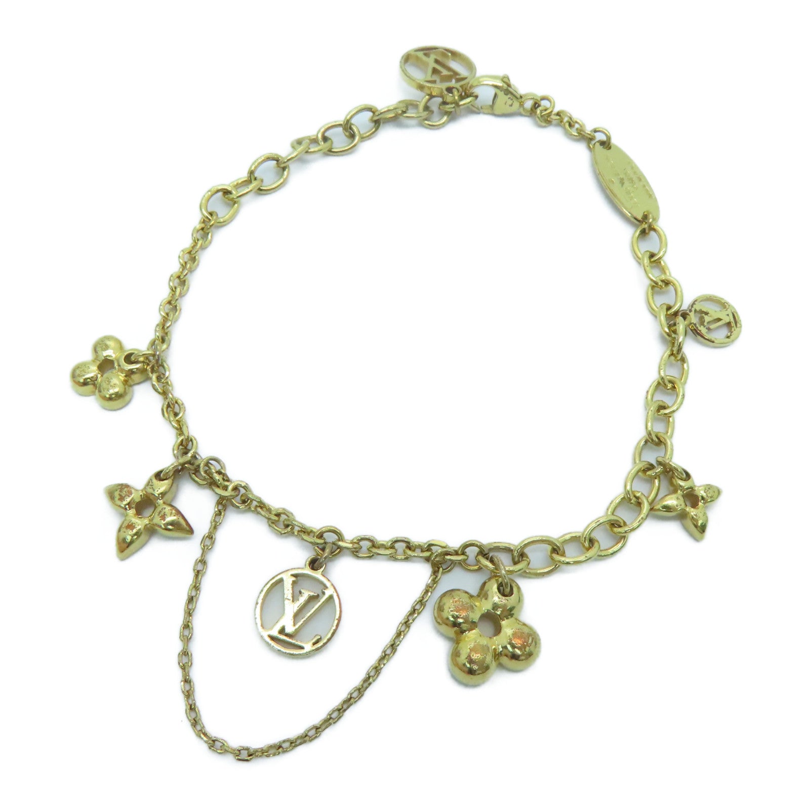 LOUIS VUITTON 【激減優惠】金屬Bracelet手鏈金色