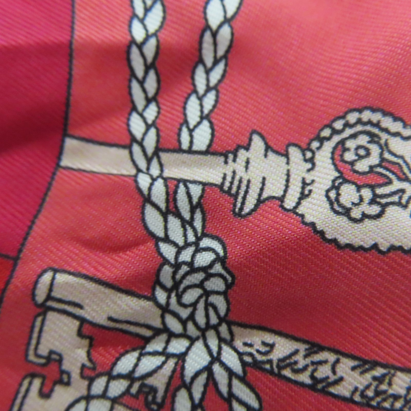 HERMES 絲質Twilly Scarf絲巾紅色
