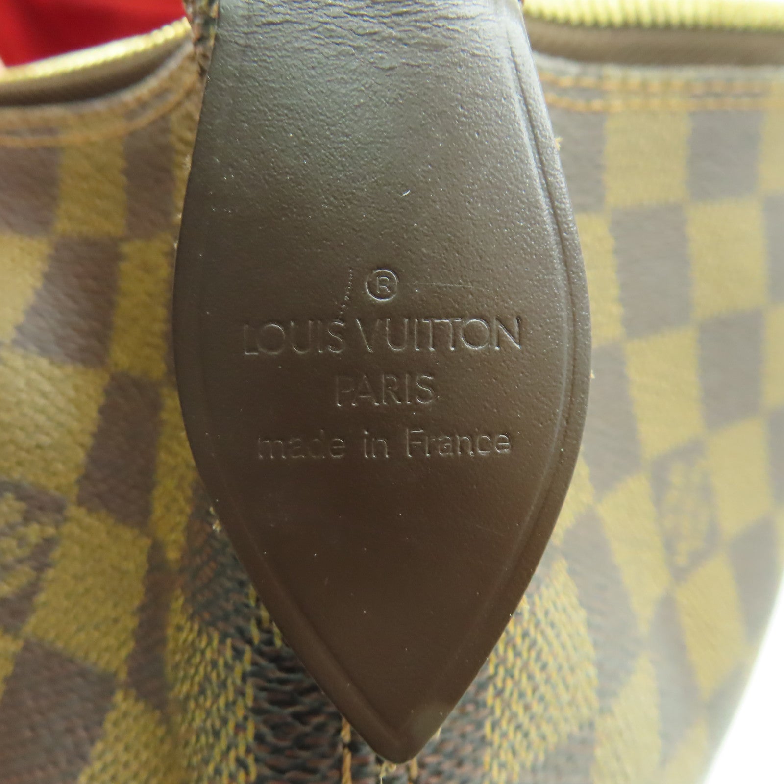 LOUIS VUITTON 【激減優惠】Damier Saleya MM金扣手挽袋啡色