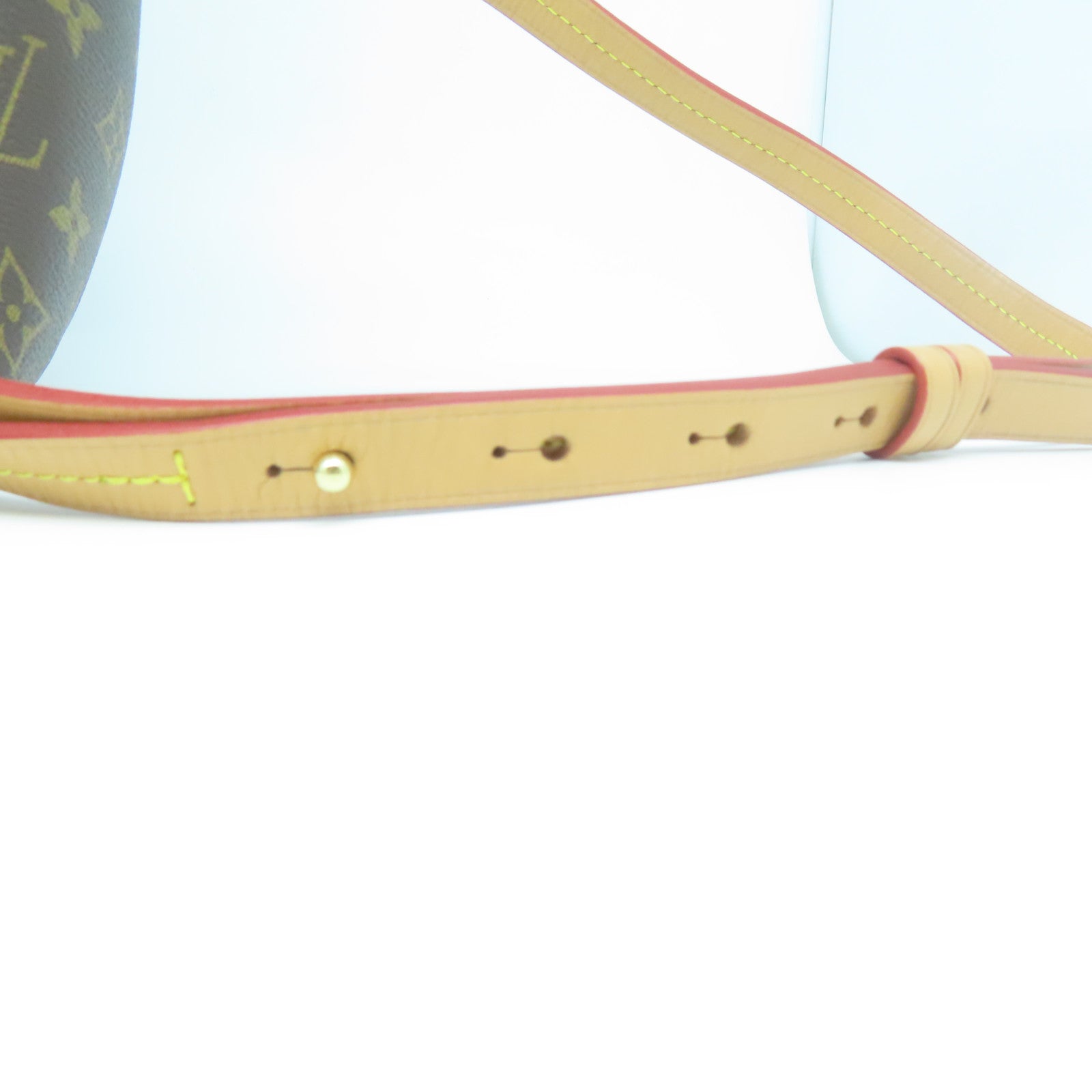 LOUIS VUITTON Monogram Montsouris PM金扣背包啡色