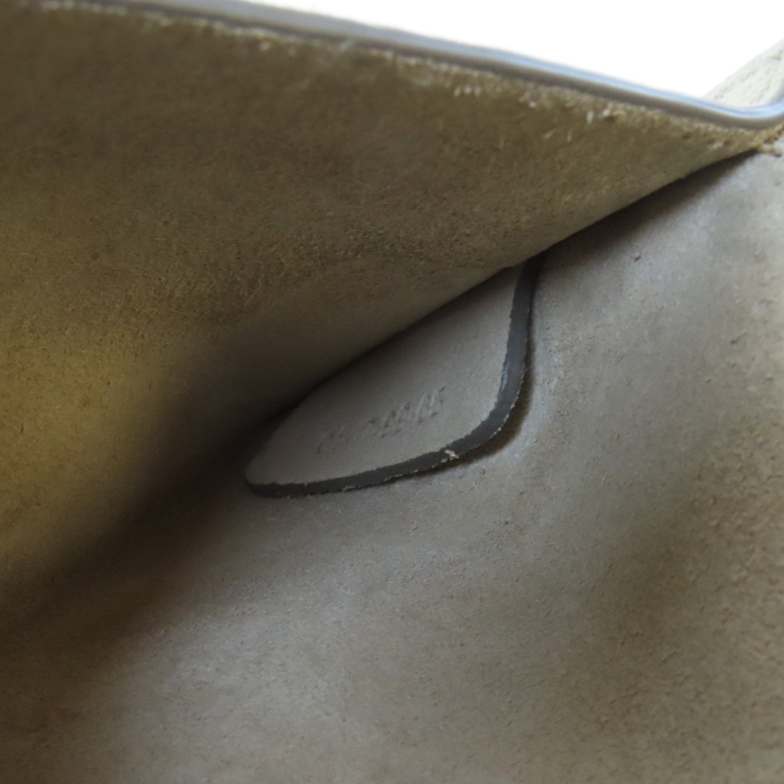 Chloe 牛皮皮革Shoulder Bag金扣肩背袋米色