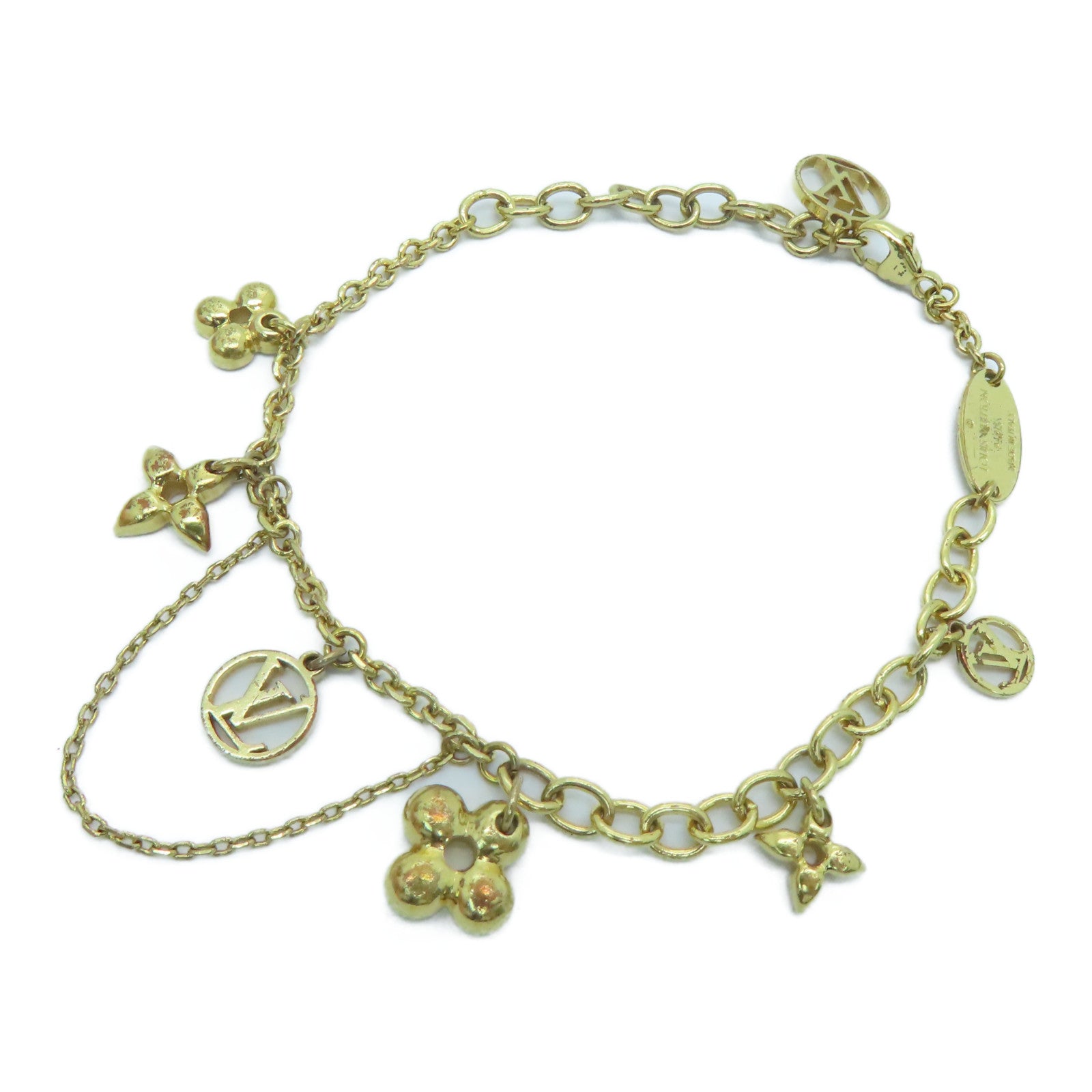 LOUIS VUITTON 【激減優惠】金屬Bracelet手鏈金色