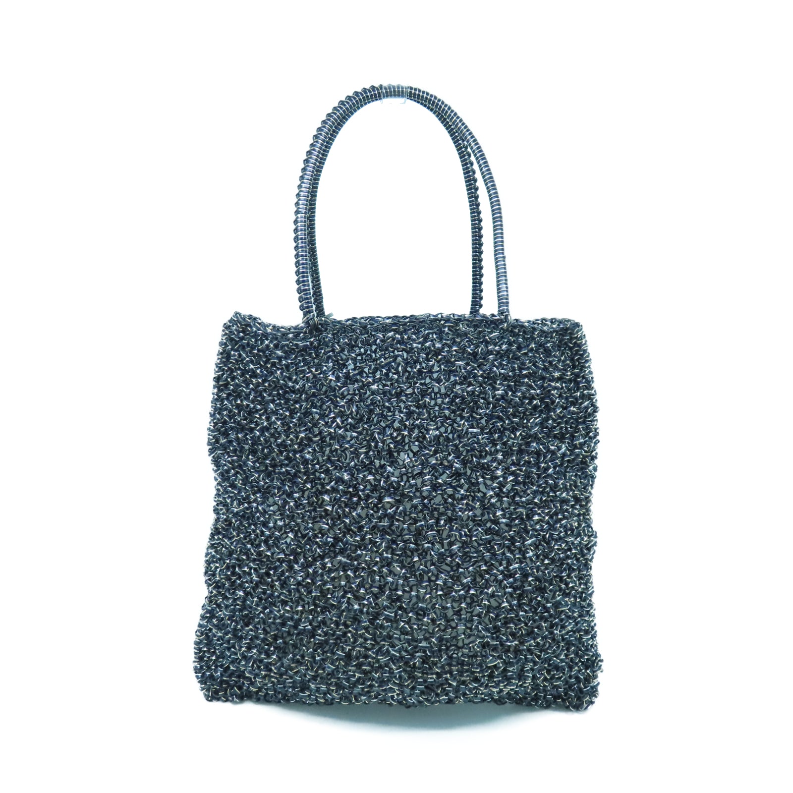 ANTEPRIMA PVC Hand Bag銀扣手挽袋黑色