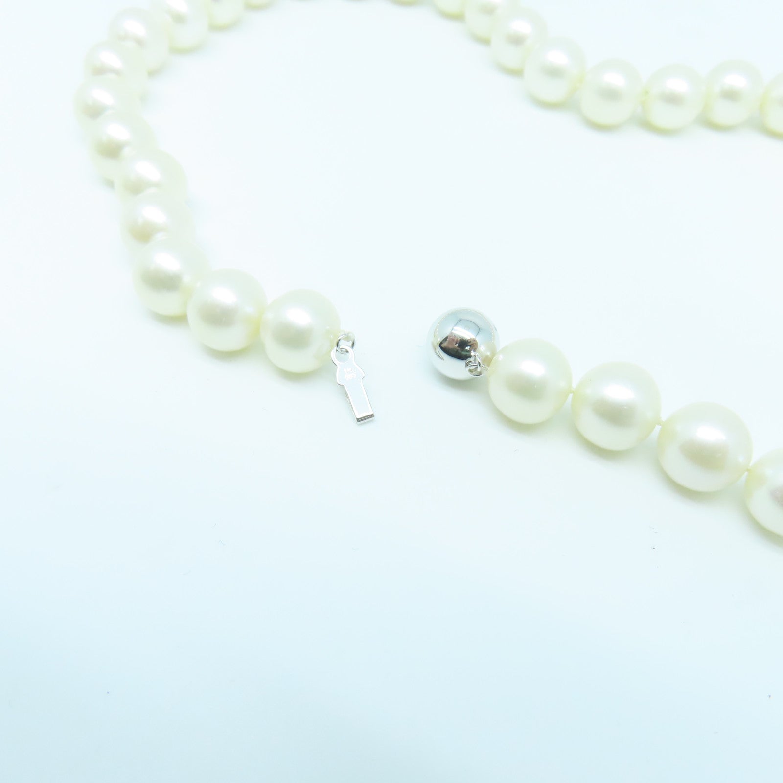 JEWELRY 14K White Gold Pearl 77.9g Pearl Necklace