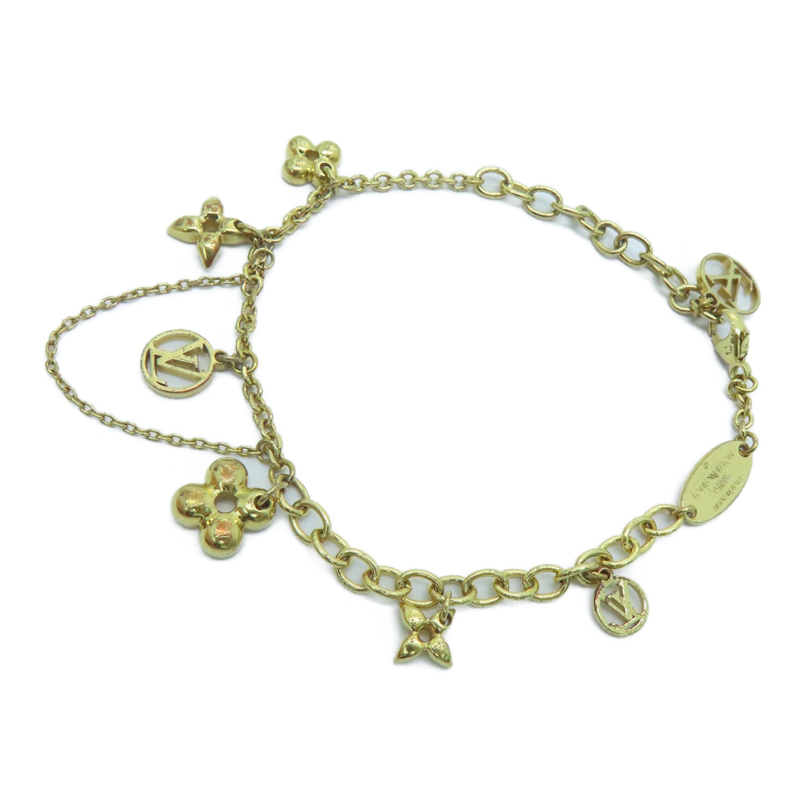 LOUIS VUITTON 【激減優惠】金屬Bracelet手鏈金色