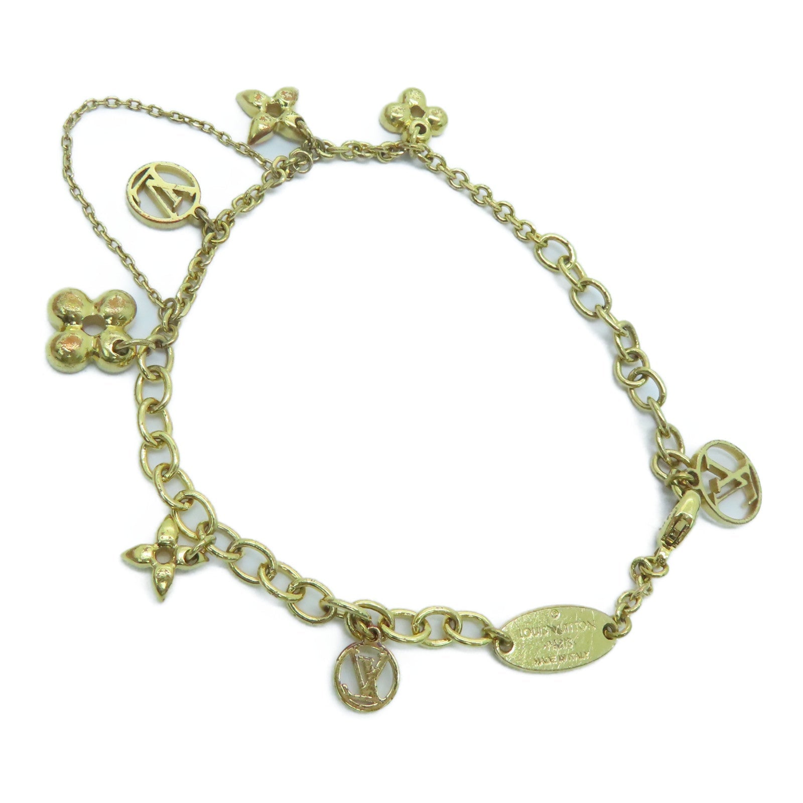 LOUIS VUITTON 【激減優惠】金屬Bracelet手鏈金色