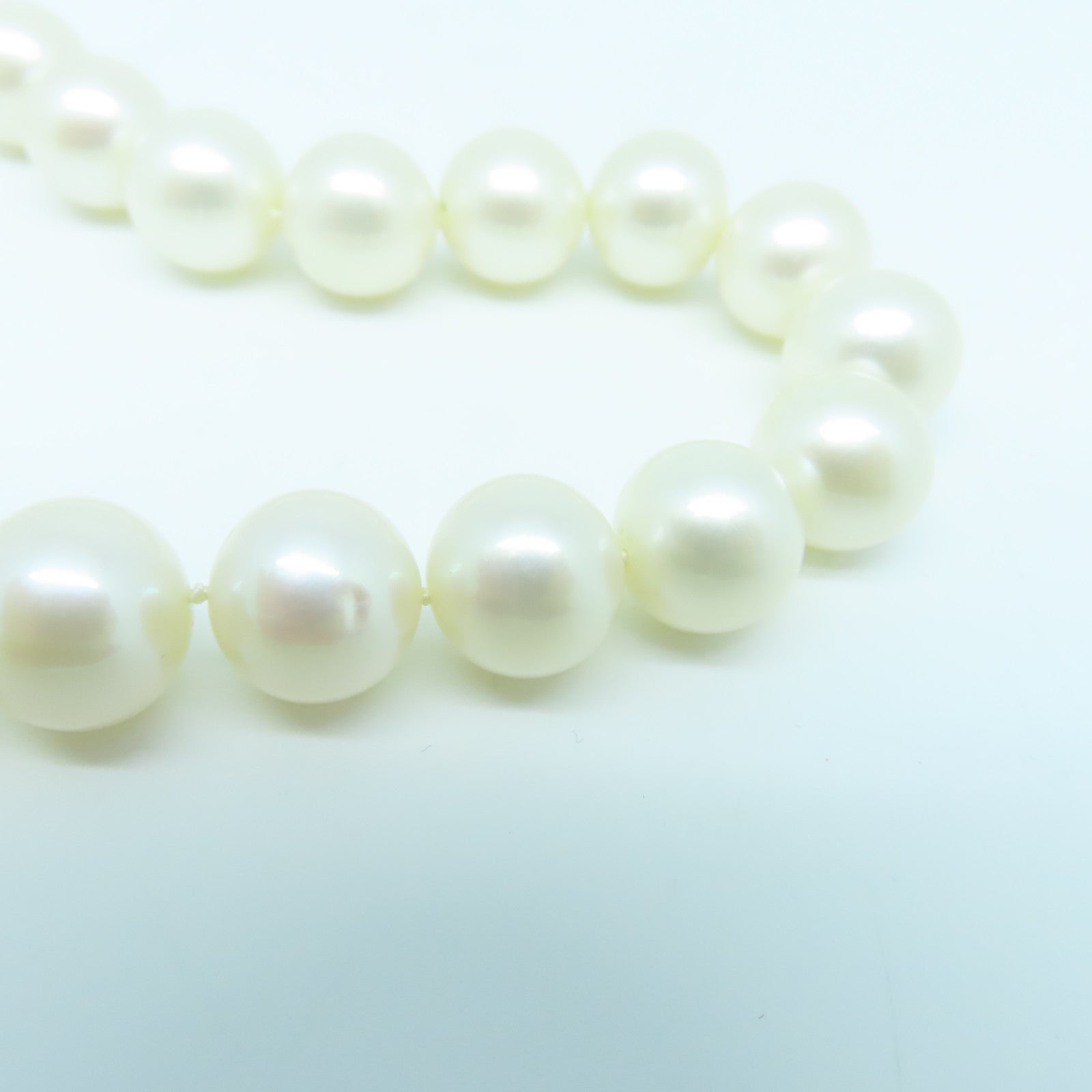 JEWELRY 14K White Gold Pearl 77.9g Pearl Necklace