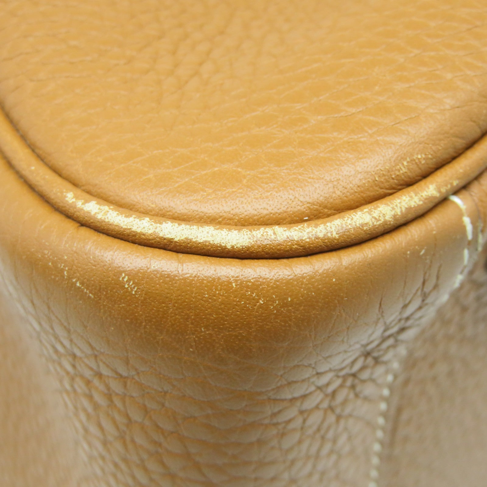 HERMES Clemence皮革Lindy 34銀扣肩背袋Gold金棕色