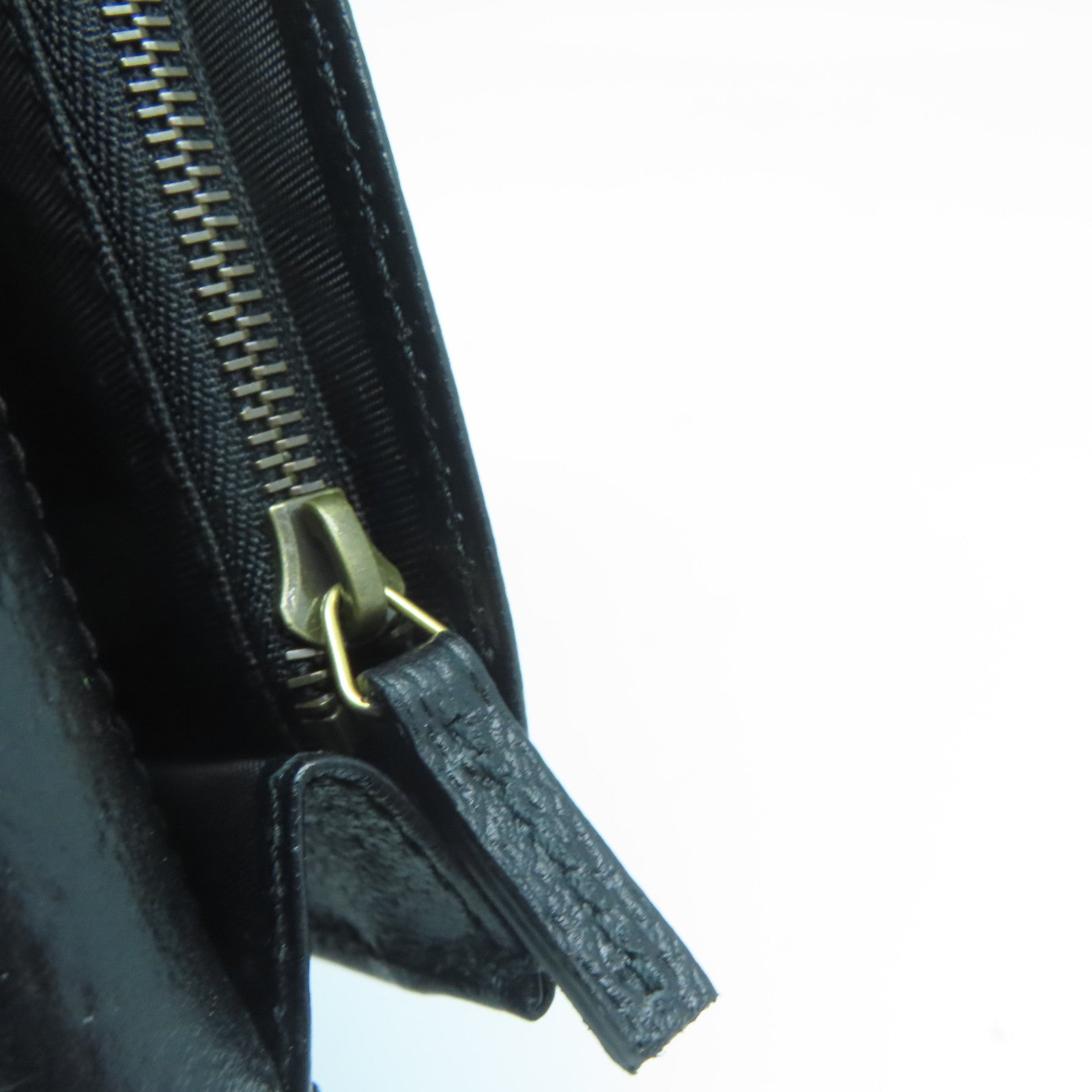 GUCCI 牛皮皮革Long Wallet金扣长钱包黑色