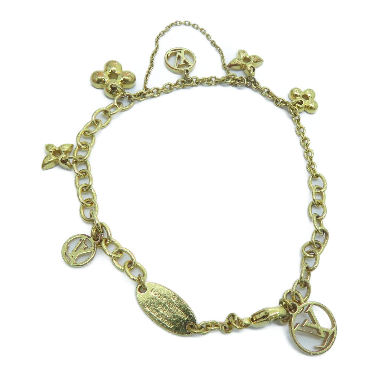 LOUIS VUITTON 【激減優惠】金屬Bracelet手鏈金色