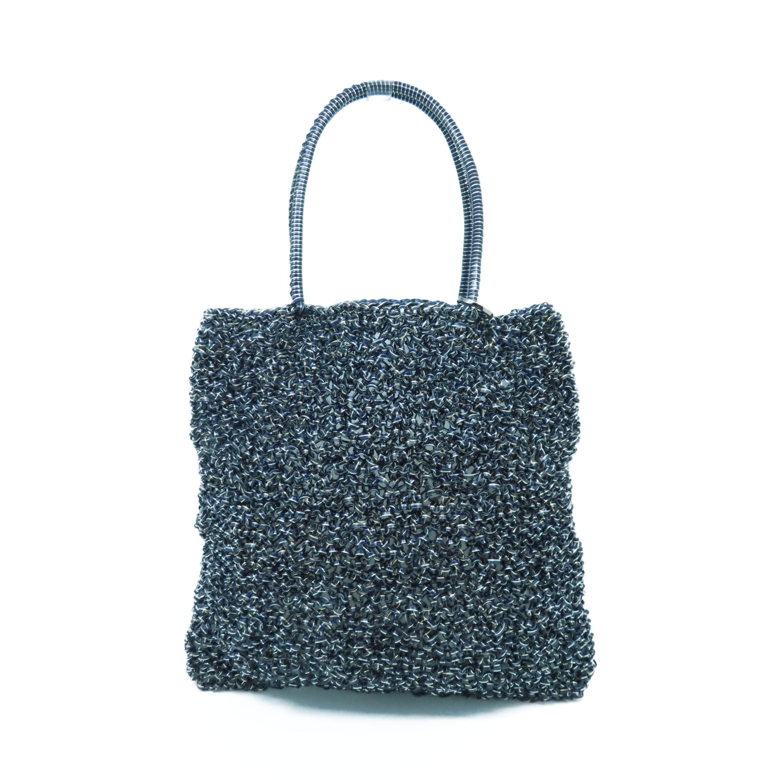 ANTEPRIMA PVC Hand Bag銀扣手挽袋黑色