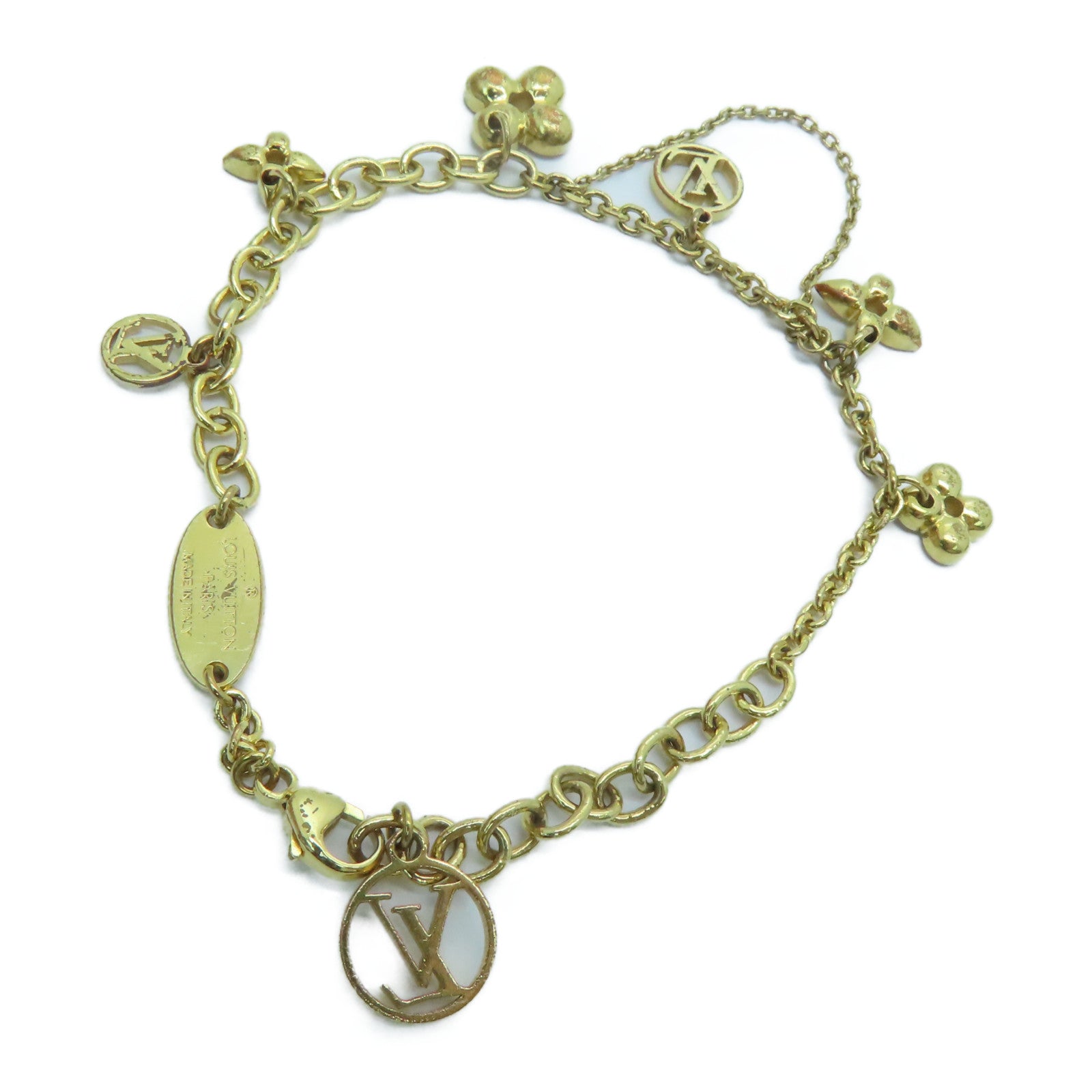 LOUIS VUITTON 【激減優惠】金屬Bracelet手鏈金色
