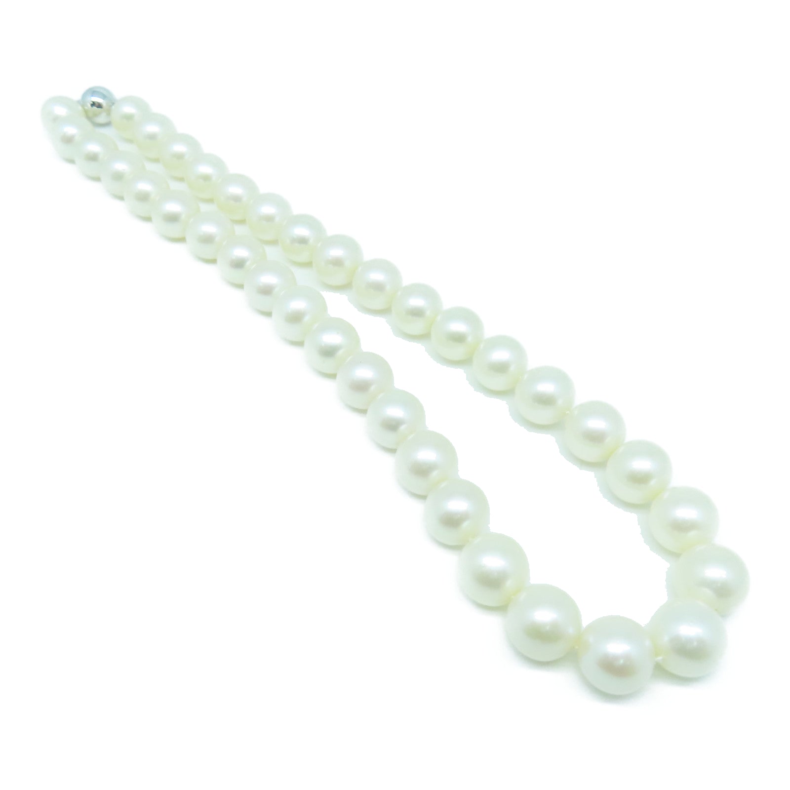 JEWELRY 14K White Gold Pearl 77.9g Pearl Necklace