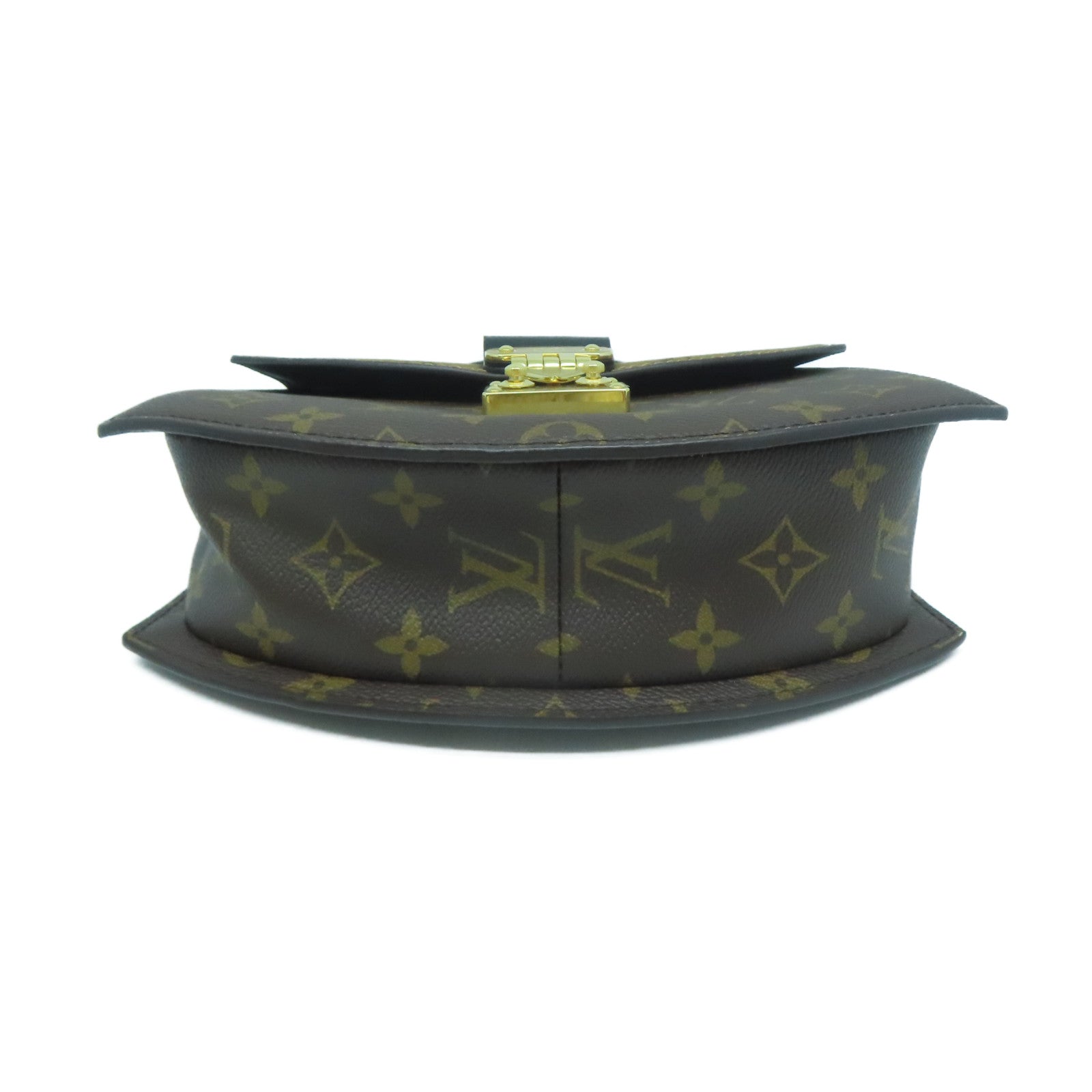 LOUIS VUITTON Monogram Reverse Tilsitt金扣手挽肩背兩用袋啡色