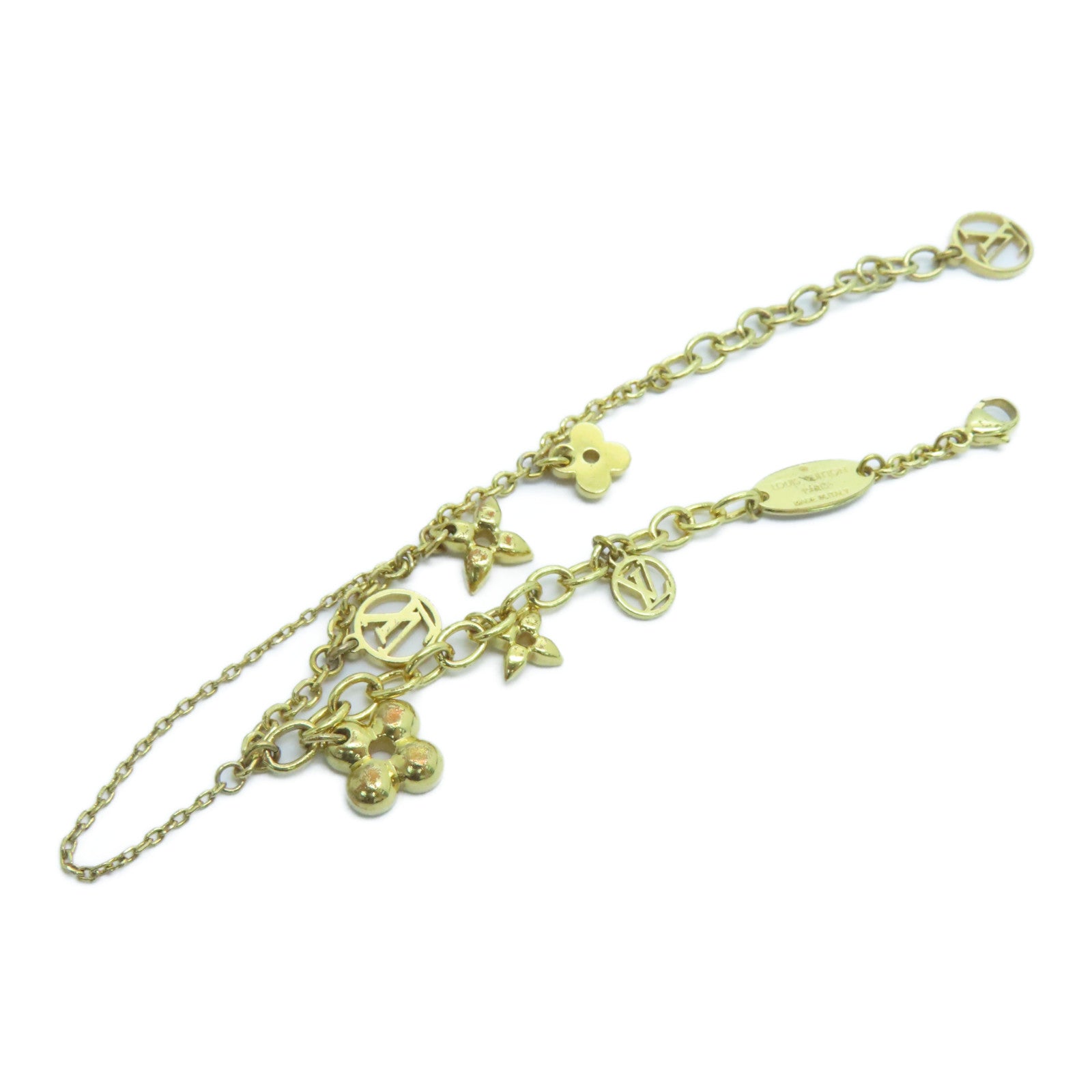 LOUIS VUITTON 【激減優惠】金屬Bracelet手鏈金色