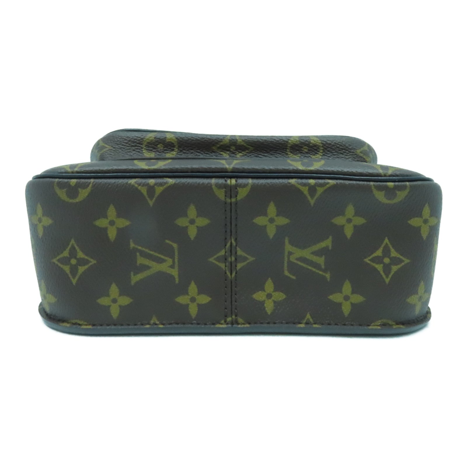 LOUIS VUITTON Monogram Passy金扣鏈帶肩背袋啡色