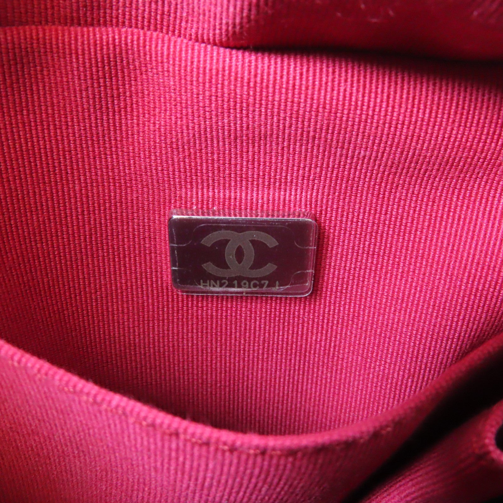CHANEL 菱格牛皮皮革Garbrielle Small銀扣鏈帶肩背袋黑色