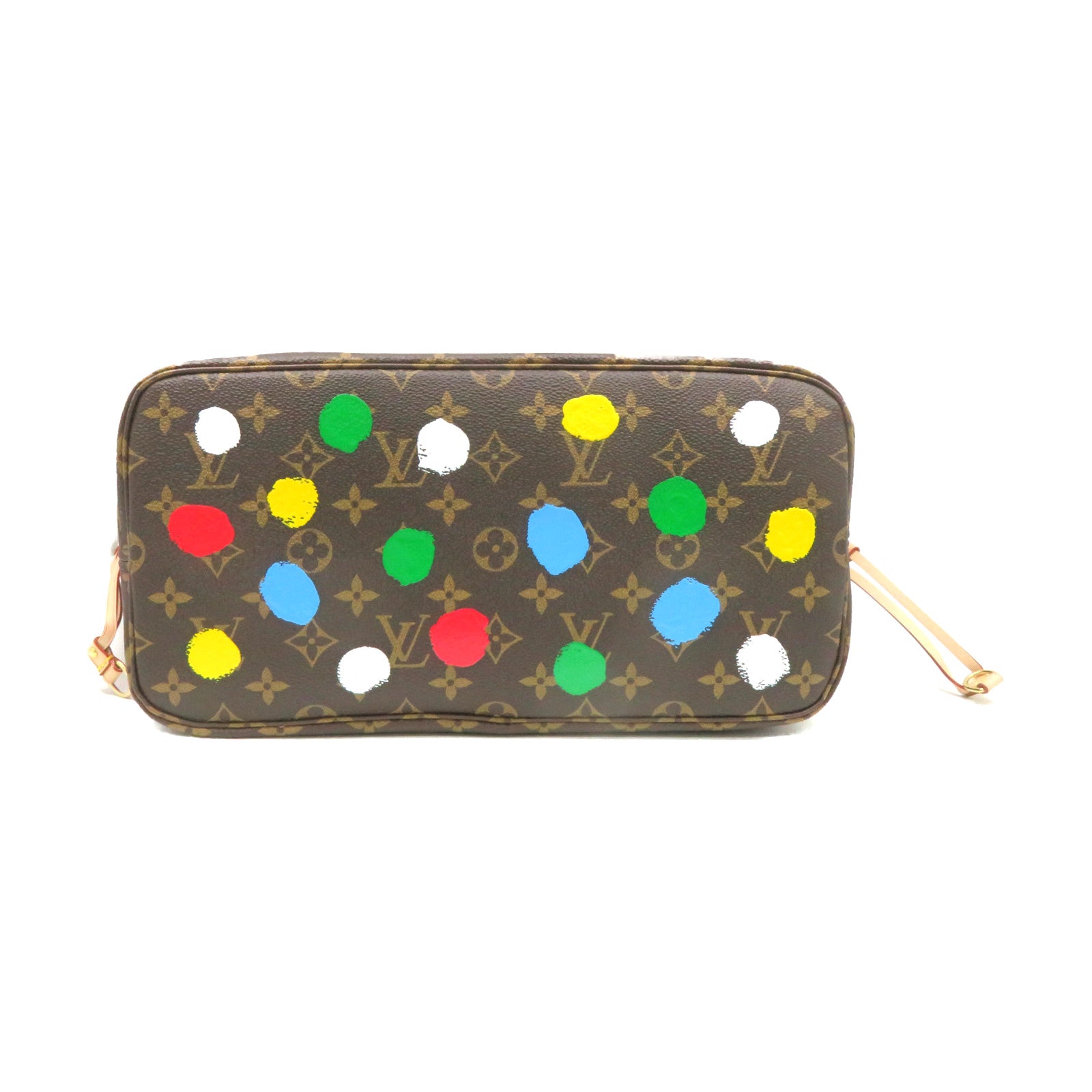 LOUIS VUITTON Monogram LV X YK Neverfull MM Tote Bag Brown/Color