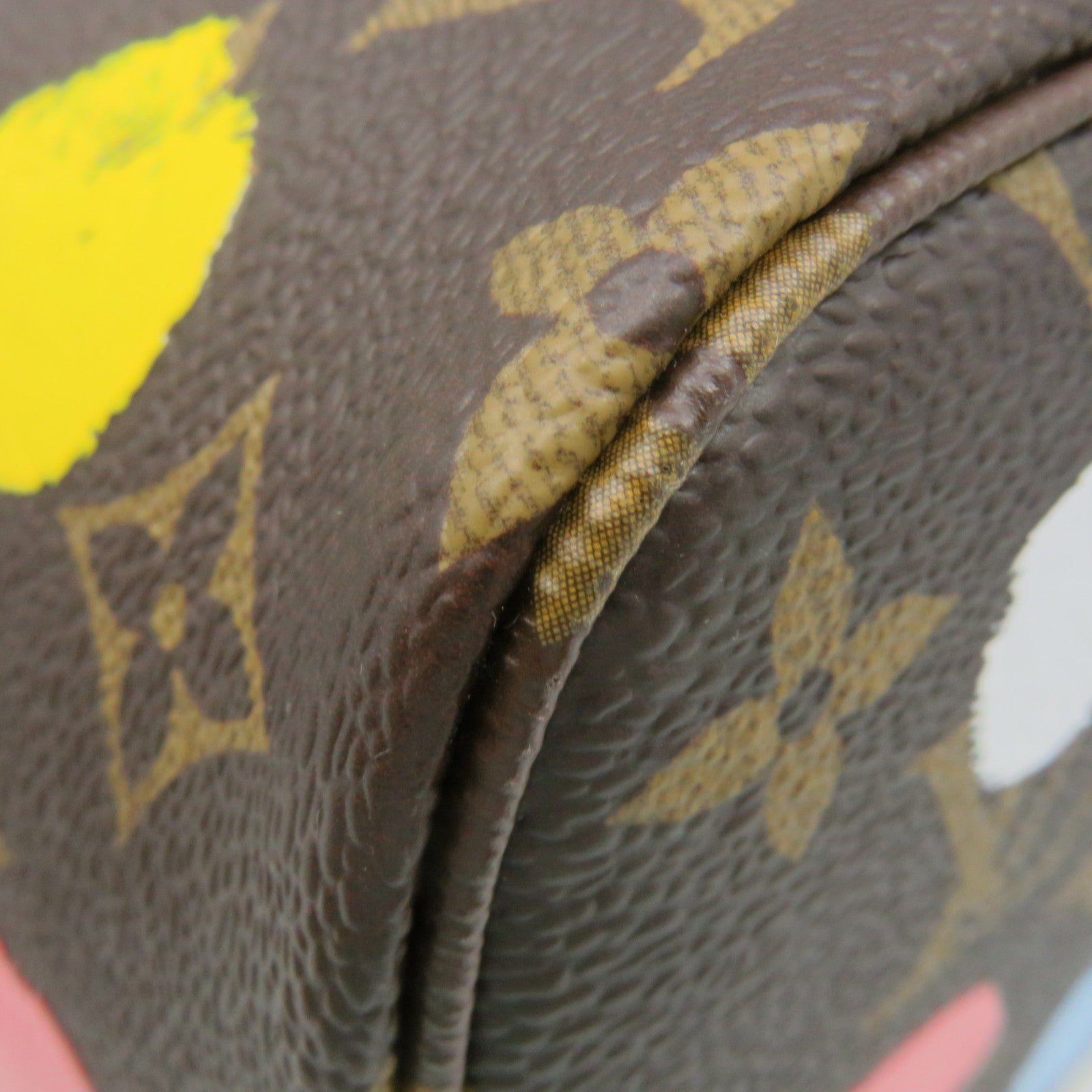 LOUIS VUITTON Monogram LV X YK Neverfull MM Tote Bag Brown/Color