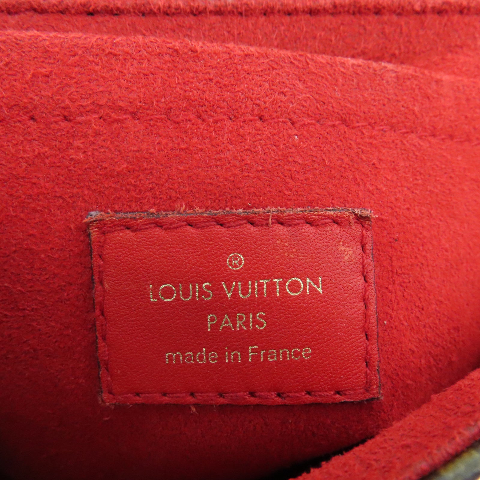 LOUIS VUITTON Monogram Locky BB 2 way  Shoulder Bag金扣兩用手挽肩背袋紅色