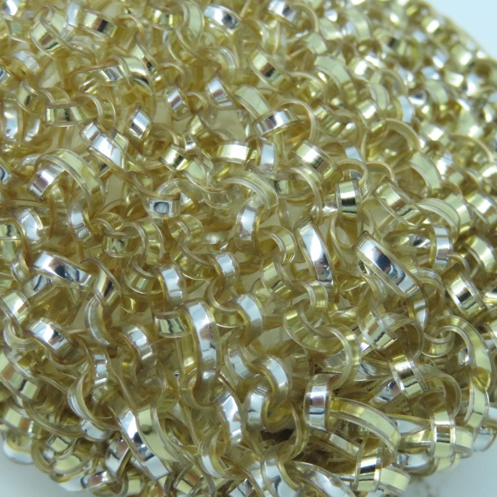 ANTEPRIMA PVC Chain Shoulder銀扣鏈帶肩背袋金色