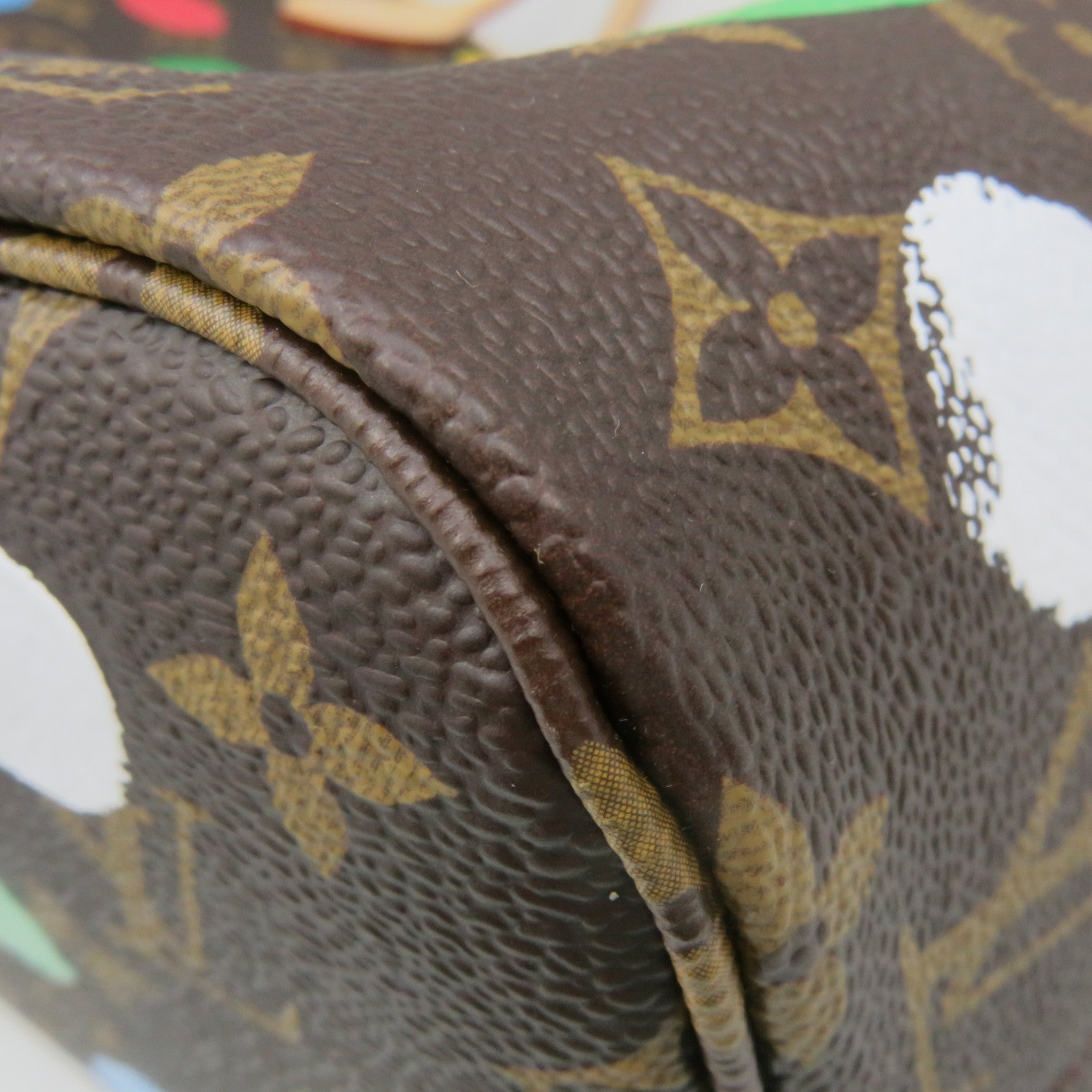 LOUIS VUITTON Monogram LV X YK Neverfull MM Tote Bag Brown/Color