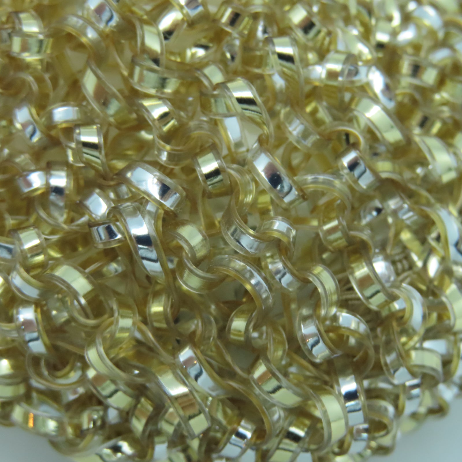 ANTEPRIMA PVC Chain Shoulder銀扣鏈帶肩背袋金色