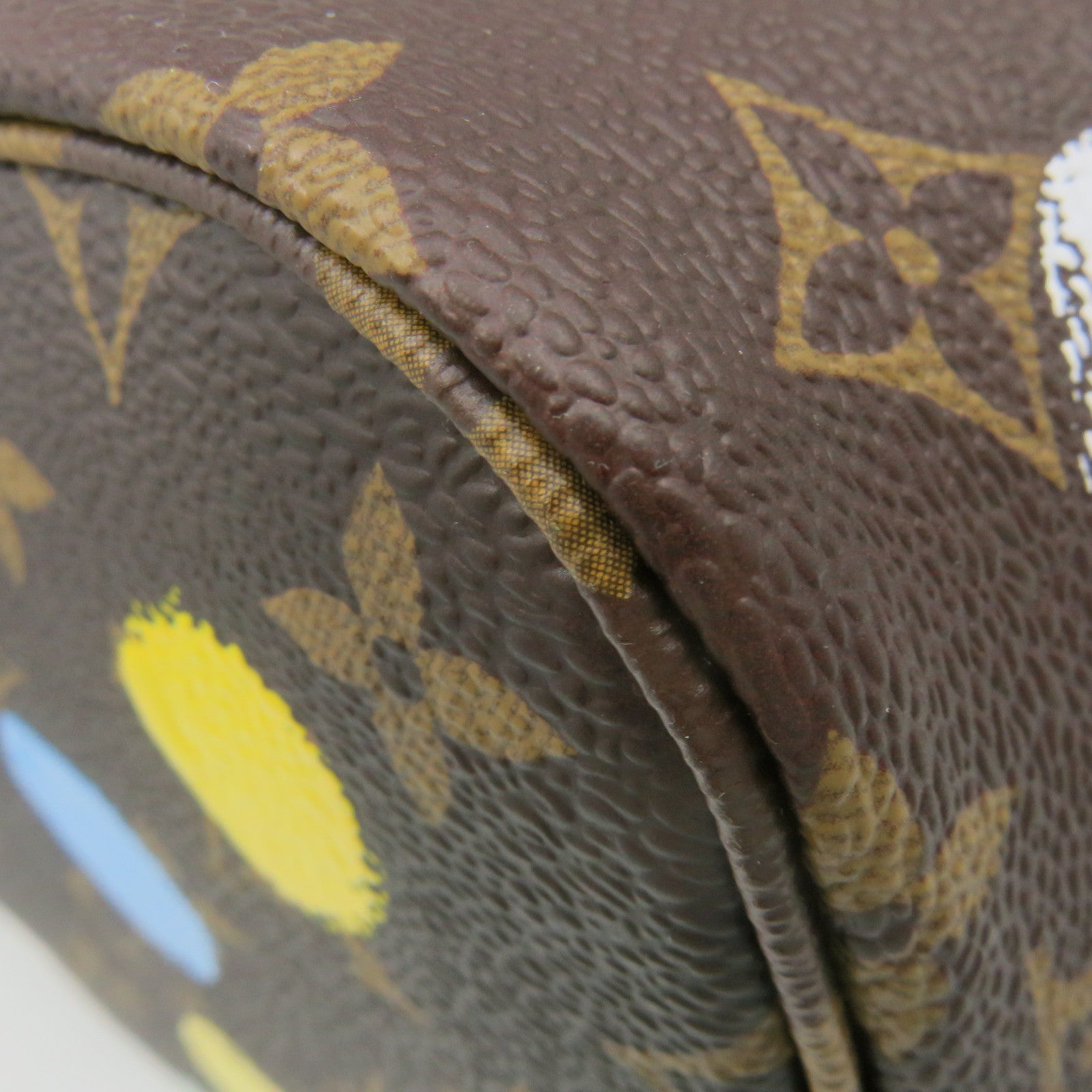 LOUIS VUITTON Monogram LV X YK Neverfull MM Tote Bag Brown/Color