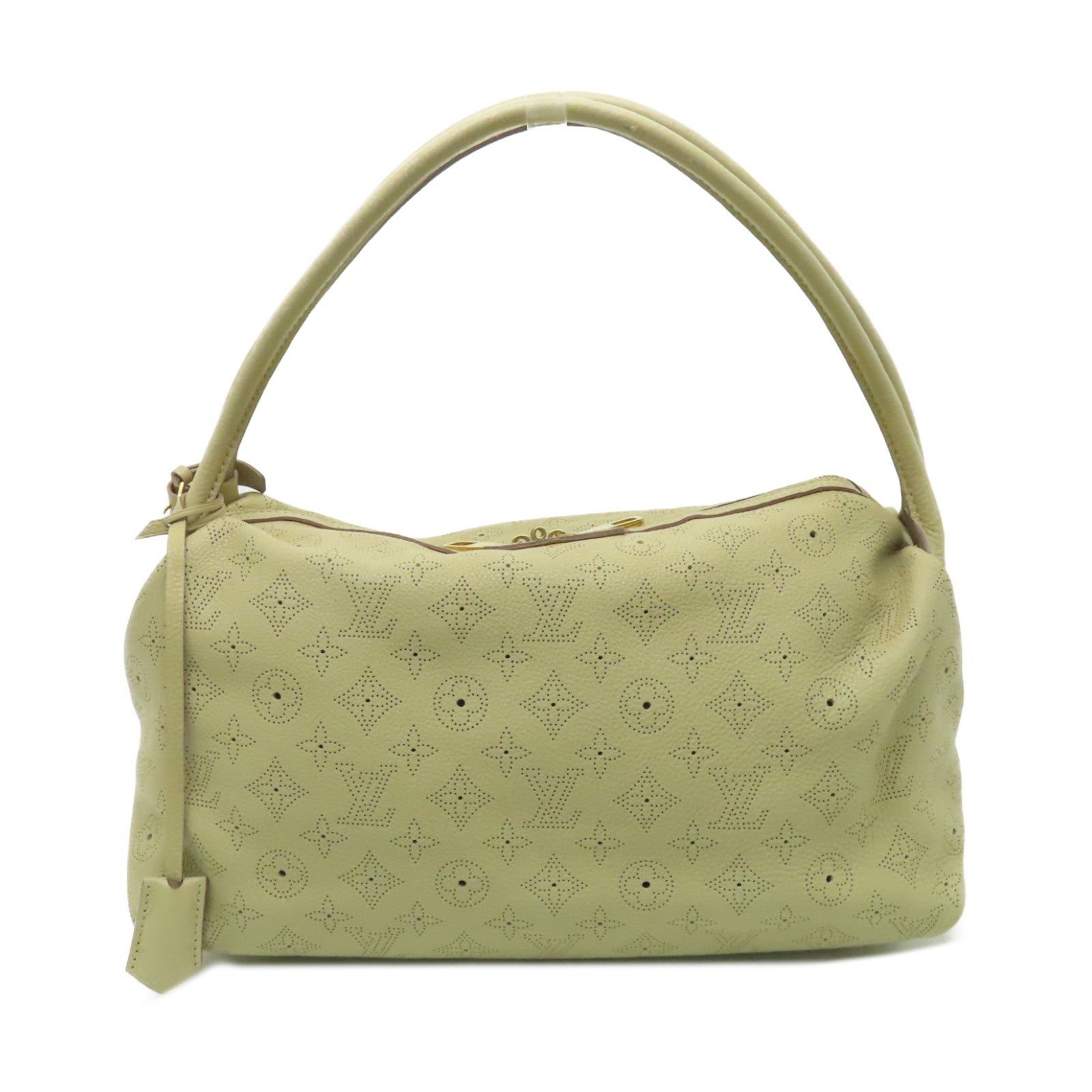 LOUIS VUITTON Mahina Galatea MM金扣肩背袋啡色